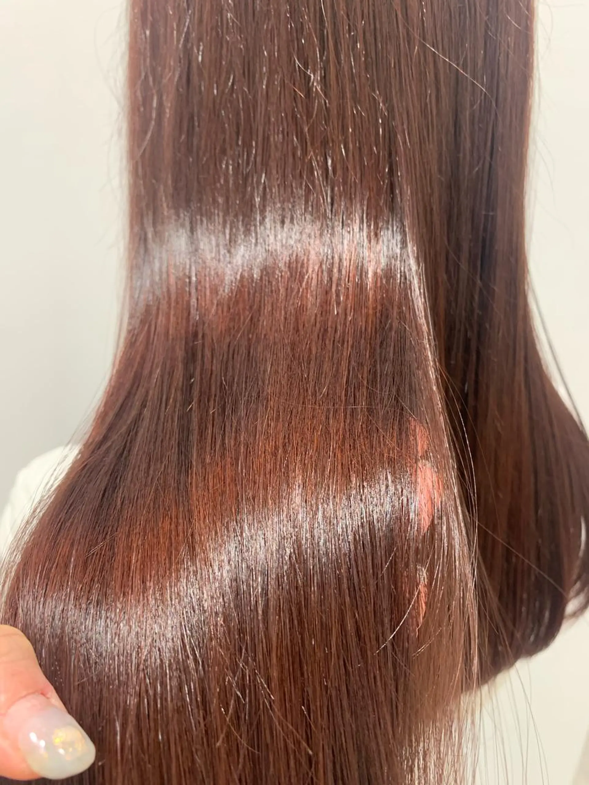 ロング カラー ボブ/美髪矯正 /佐藤　奈巳のヘアスタイル