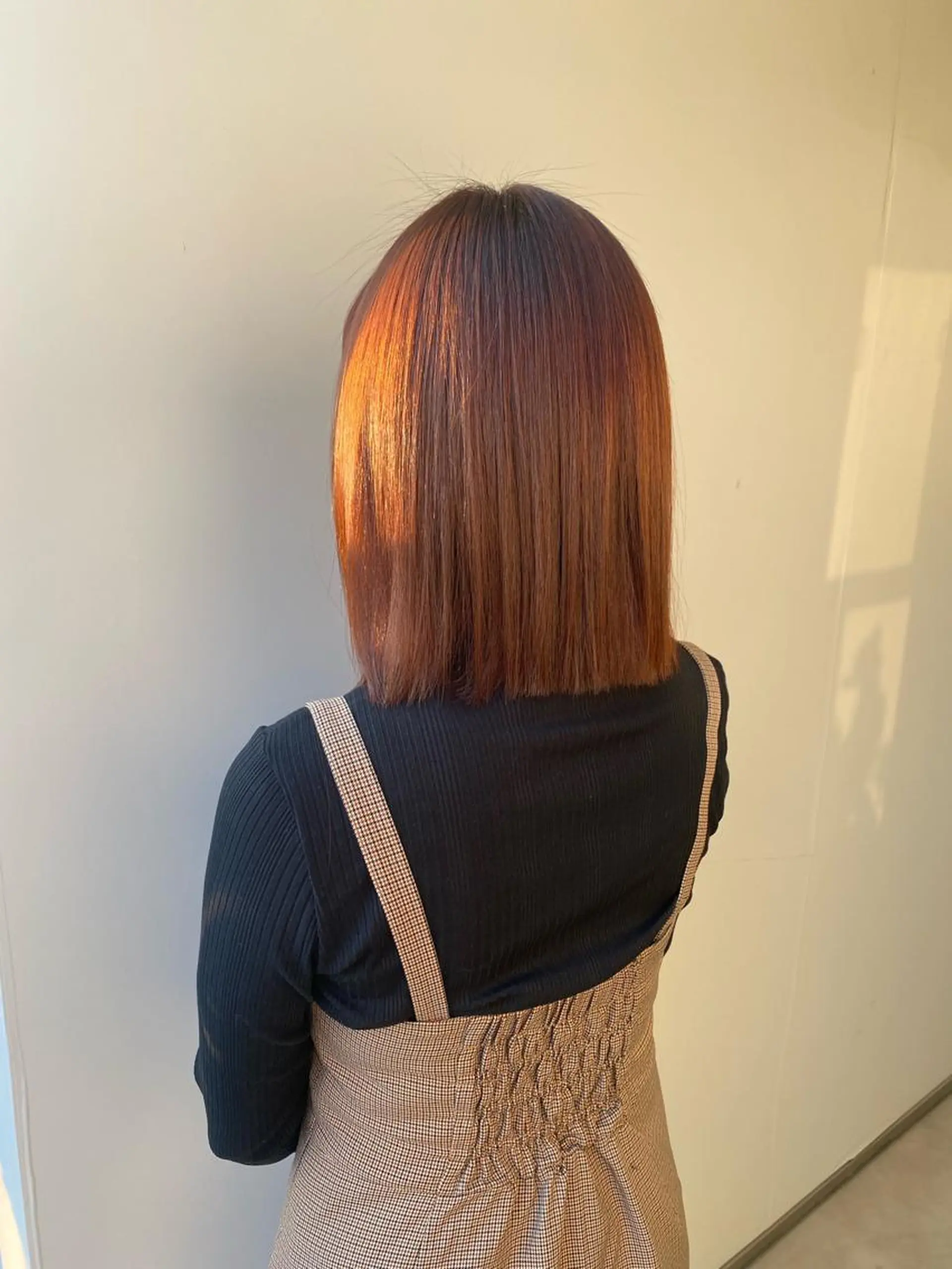 ミディアム カラー 桑原 菜摘のヘアスタイル