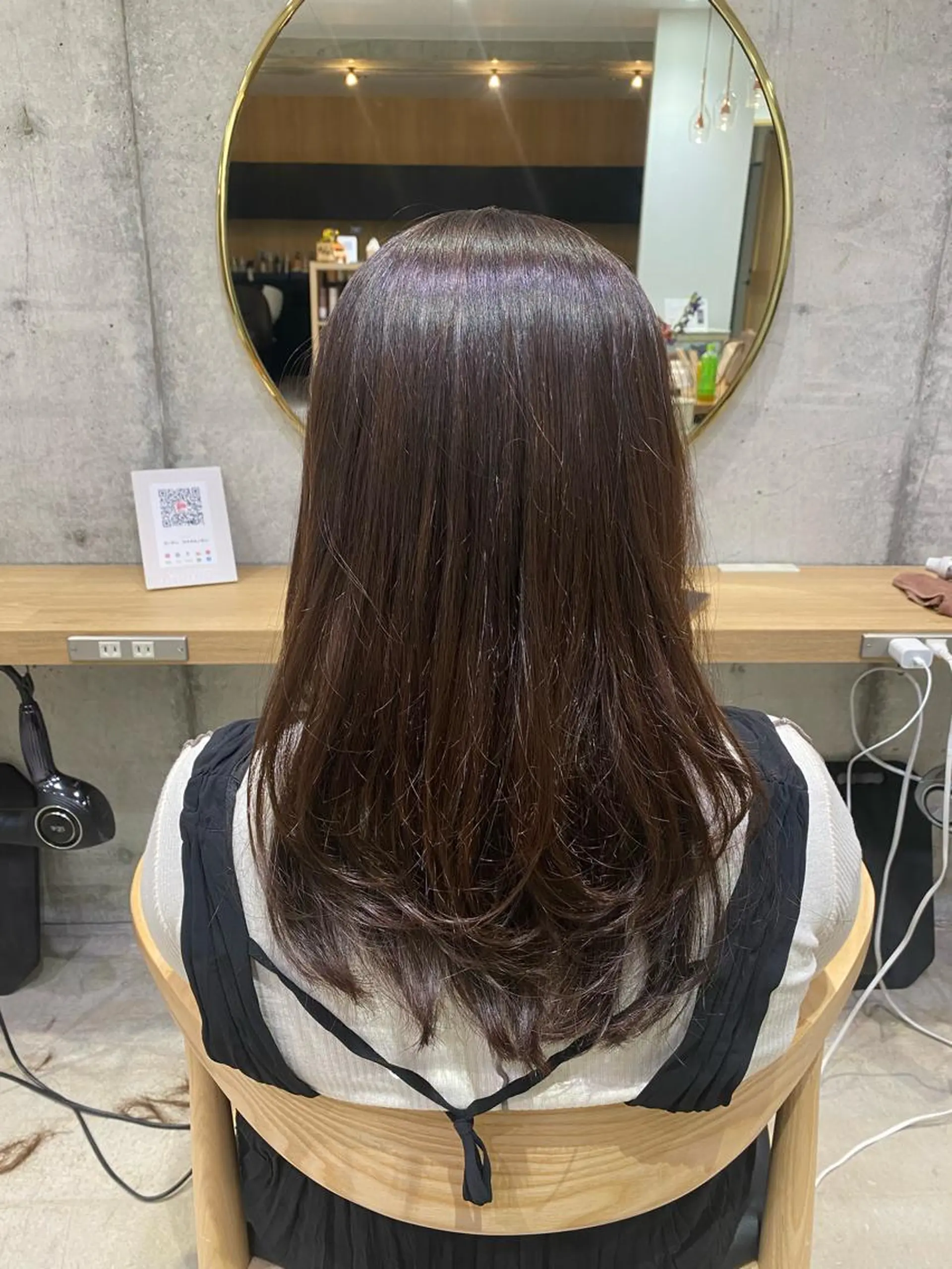 ロング カラー ラベンダーカラー fumi🪞血色感 アップ艶カラーのヘアスタイル