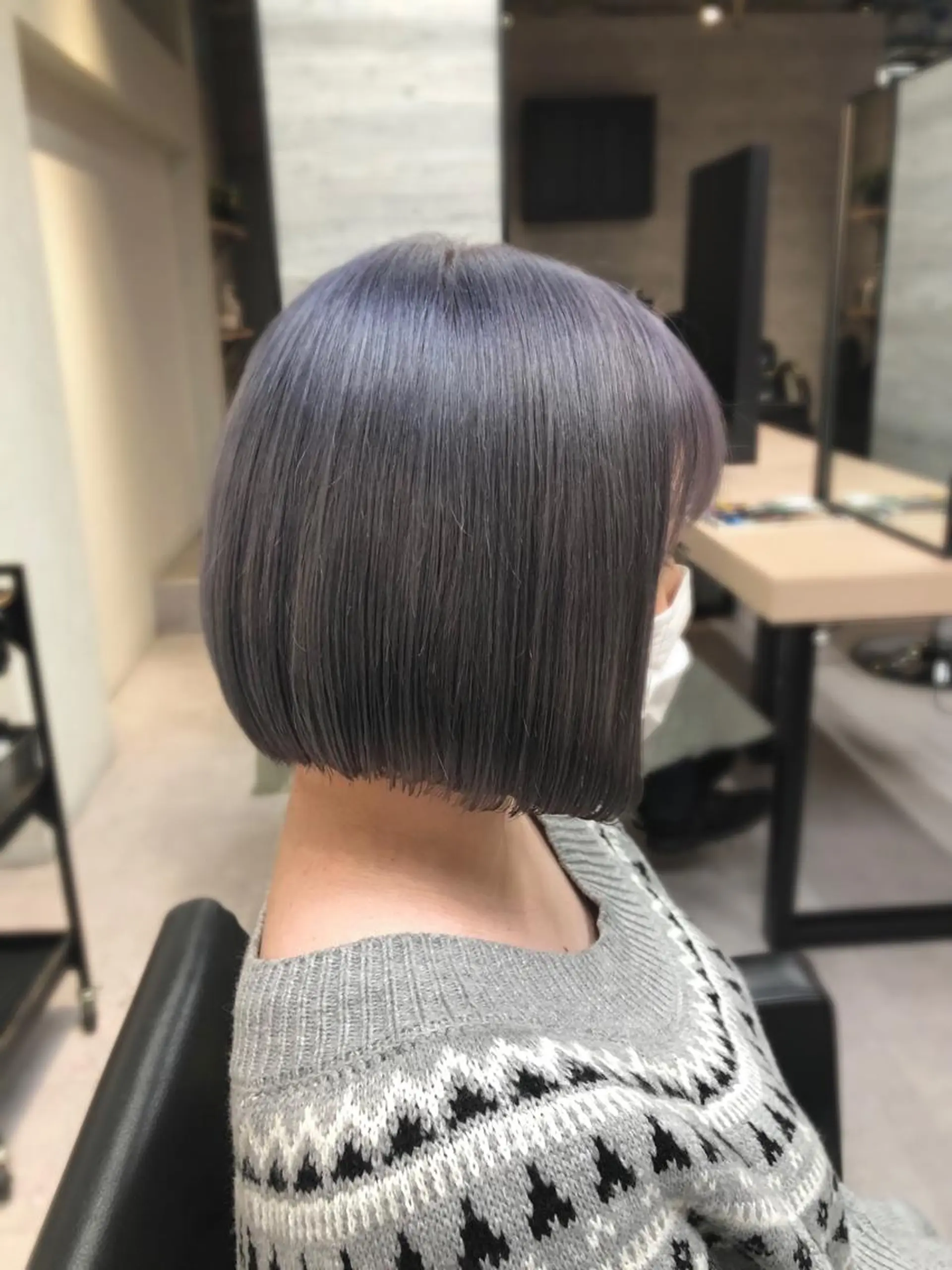 ショート カラー カット ヘアカラー トリートメント 🪞個室サロン/韓国 艶髪/keito🪞のヘアスタイル