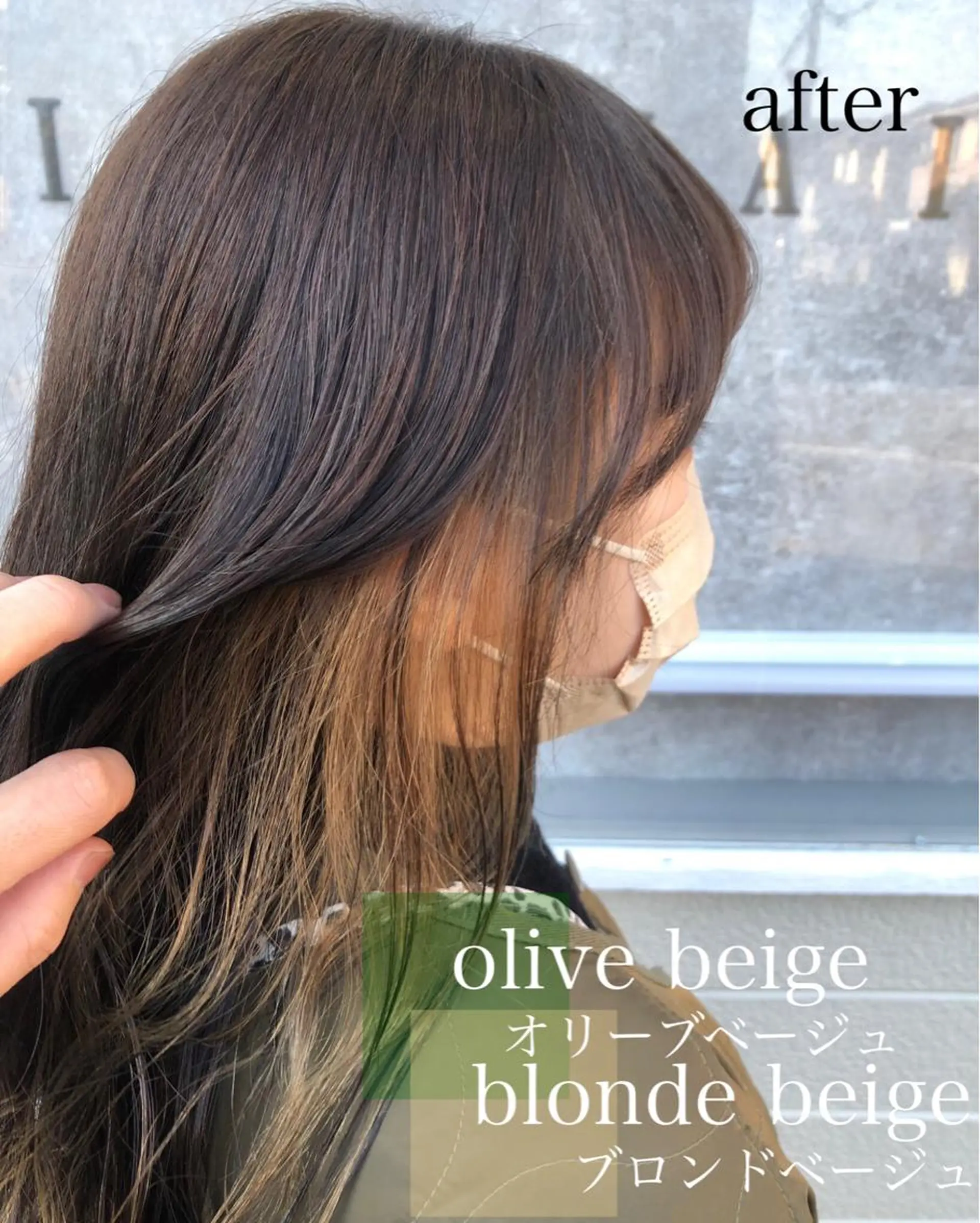 セミロング カラー 韓国ヘア🇰🇷 RYOTAのヘアスタイル