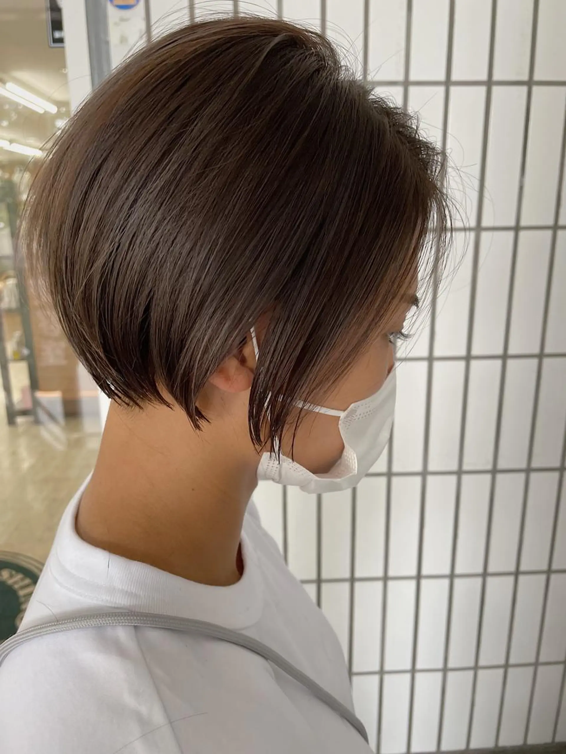 ショート カラー ハットリ /北習志野のヘアスタイル