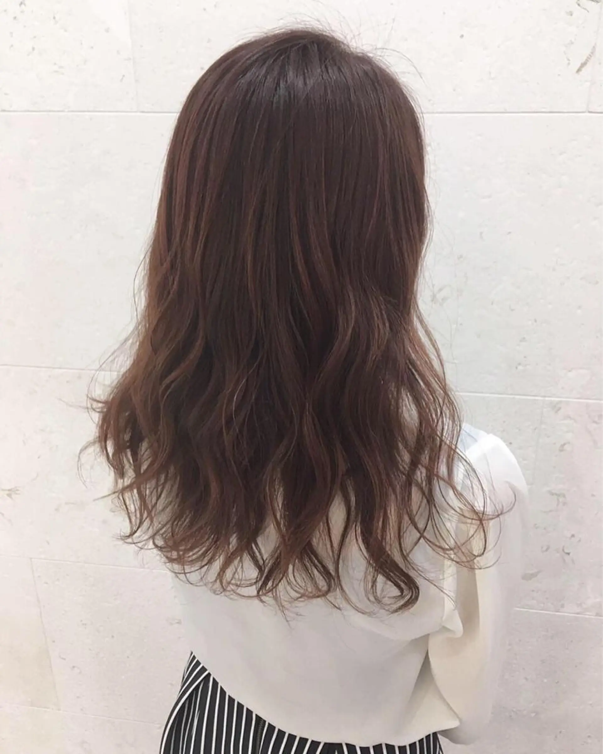 ロング カラー ピンクカラー 斉藤 貴也のヘアスタイル