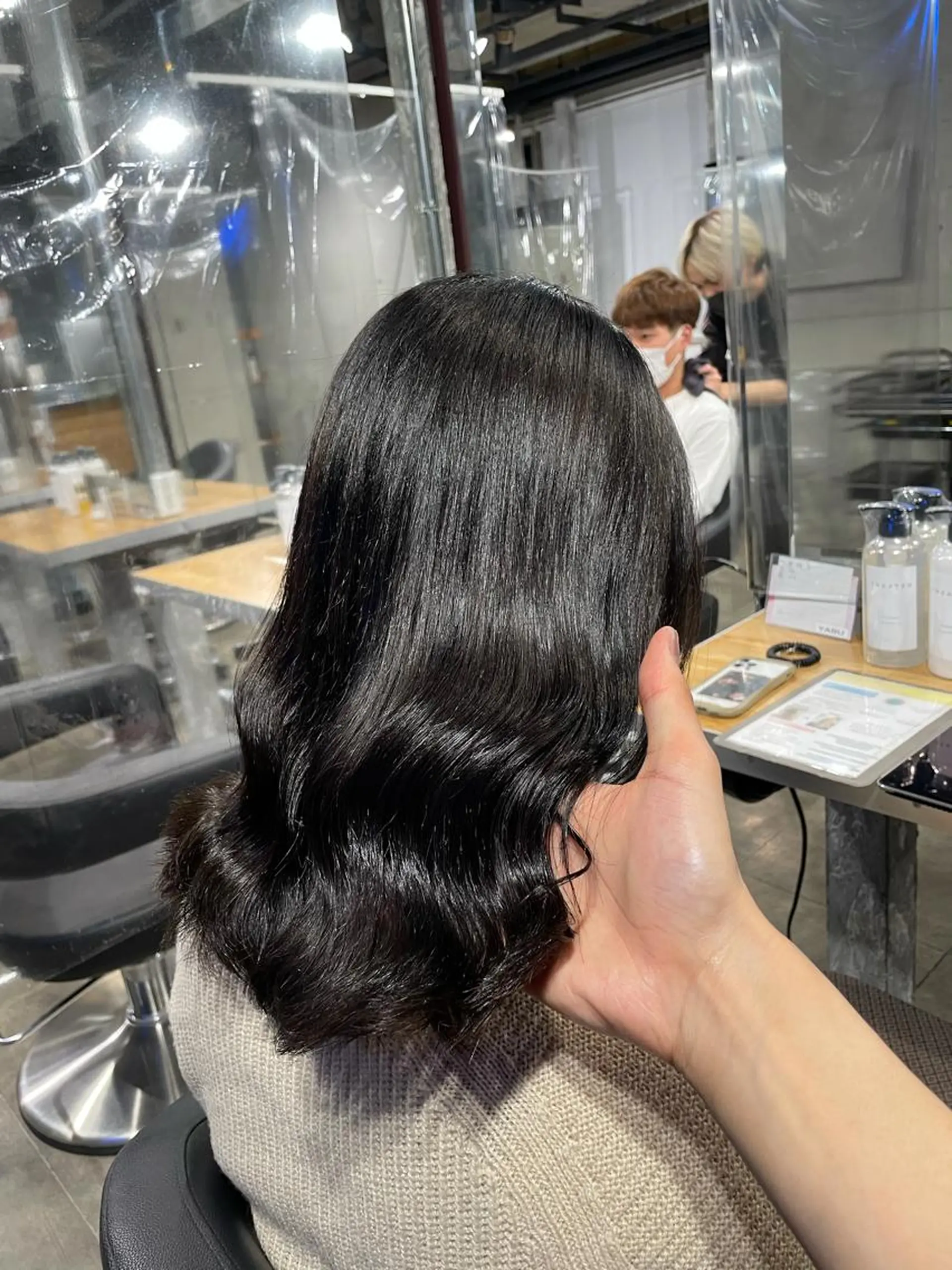 ロング カラー ヘアカラー ヘッドスパ ヘアセット ベージュカラー💖 やすひろのヘアスタイル