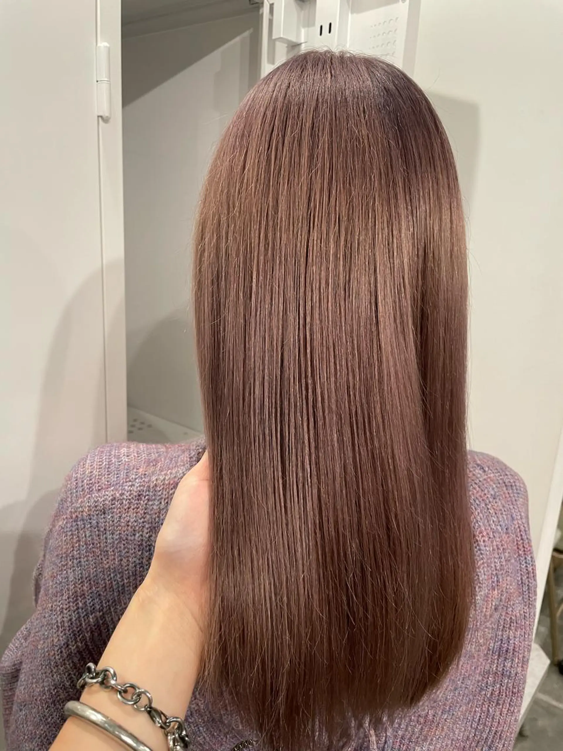 セミロング カラー 💘MICOTO藤沢 髪質改善ブリーチ💘のヘアスタイル