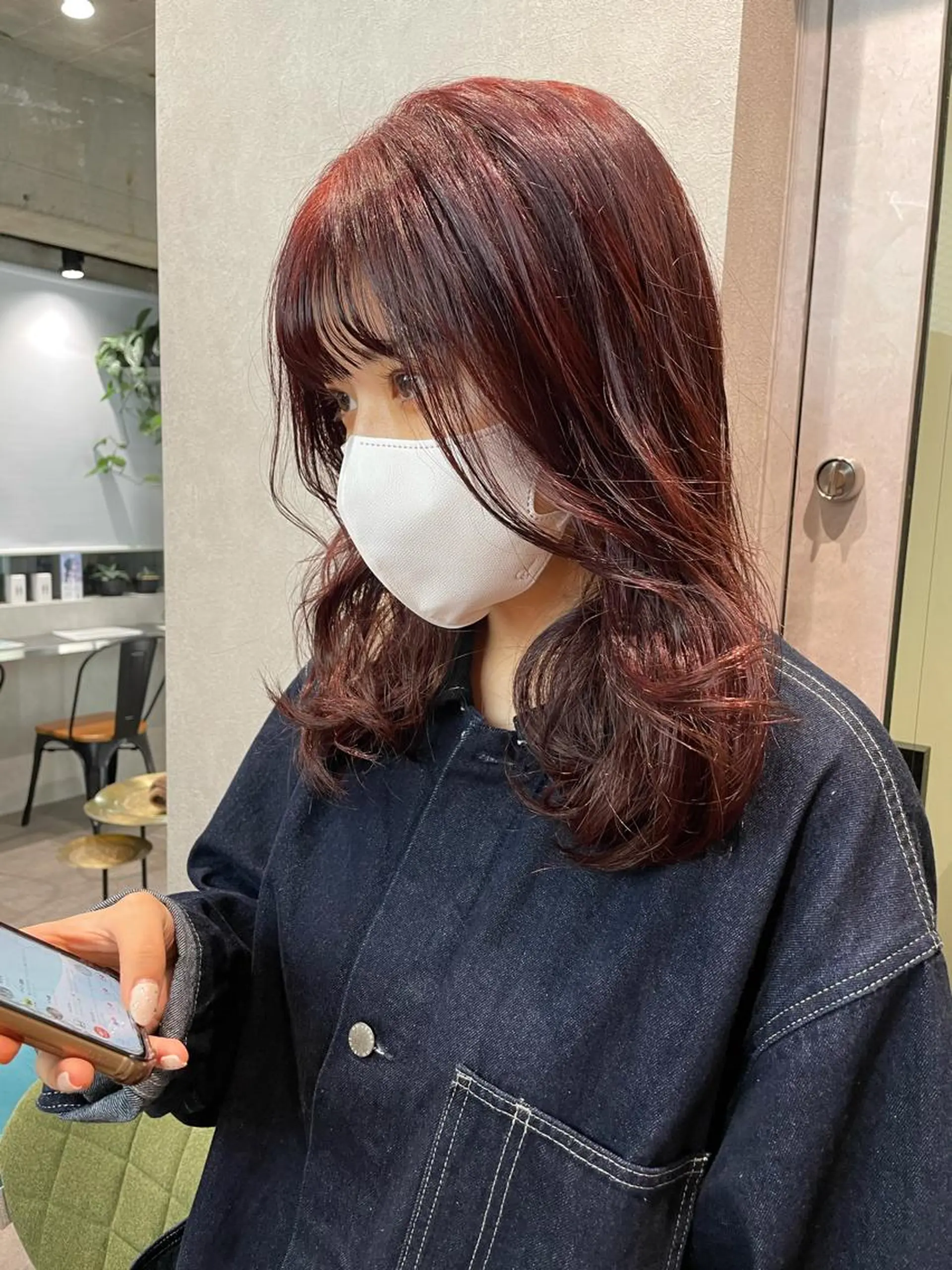 セミロング カラー ブリーチ ケアブリーチ ヘアカラー ナチュラル透明感🌱 小山美樹子のヘアスタイル