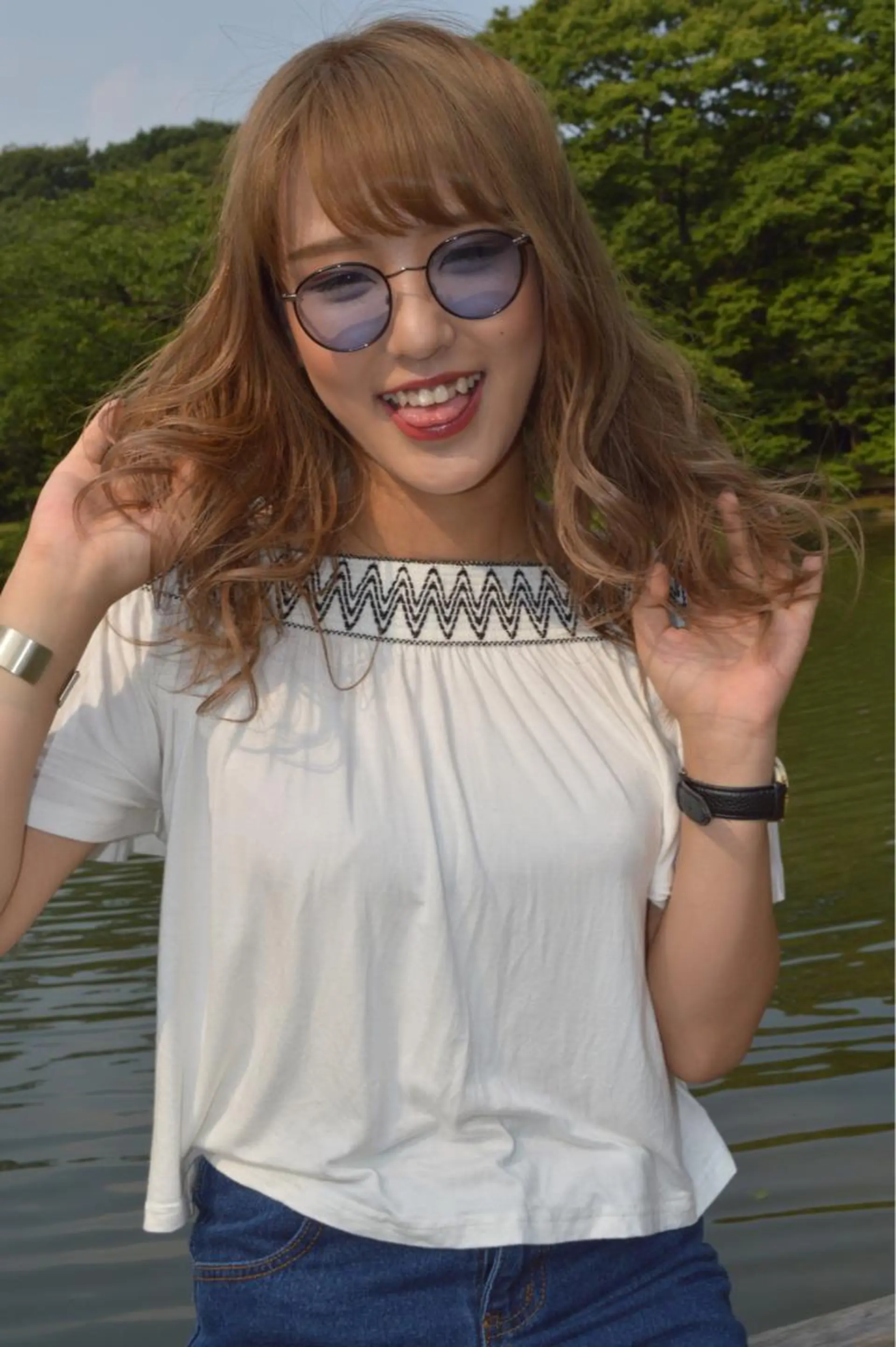 セミロング カラー ヘアアレンジ アッシュ ベージュカラー 透明感カラー 外国人風カラー LA KING GINZA TOKYO所属・🧡ショートの達人 🧡SHOのヘアスタイル