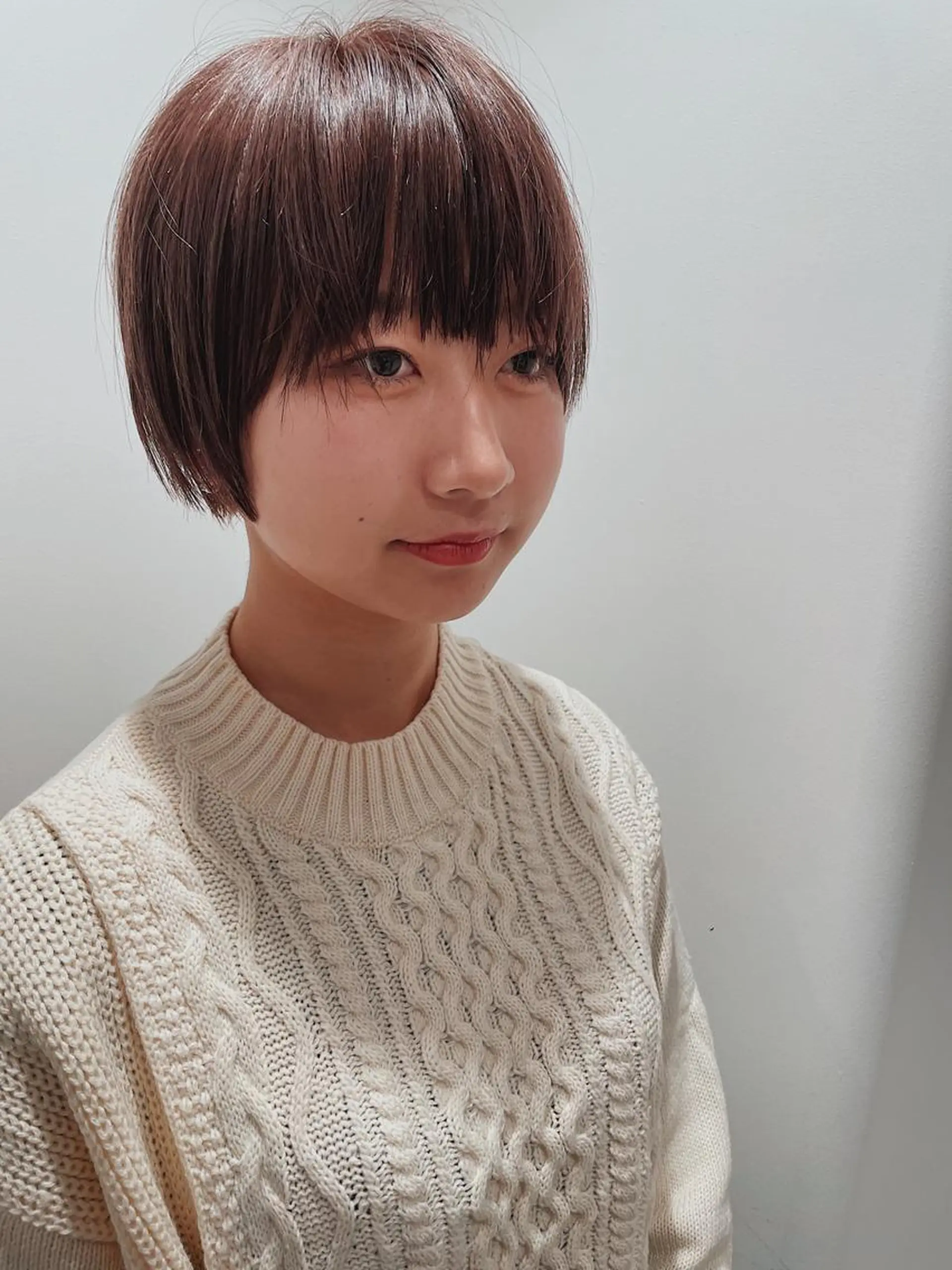 ショート カラー ブラウンカラー カット ヘアカラー トリートメント センスをお届けします 大谷将生infpのヘアスタイル