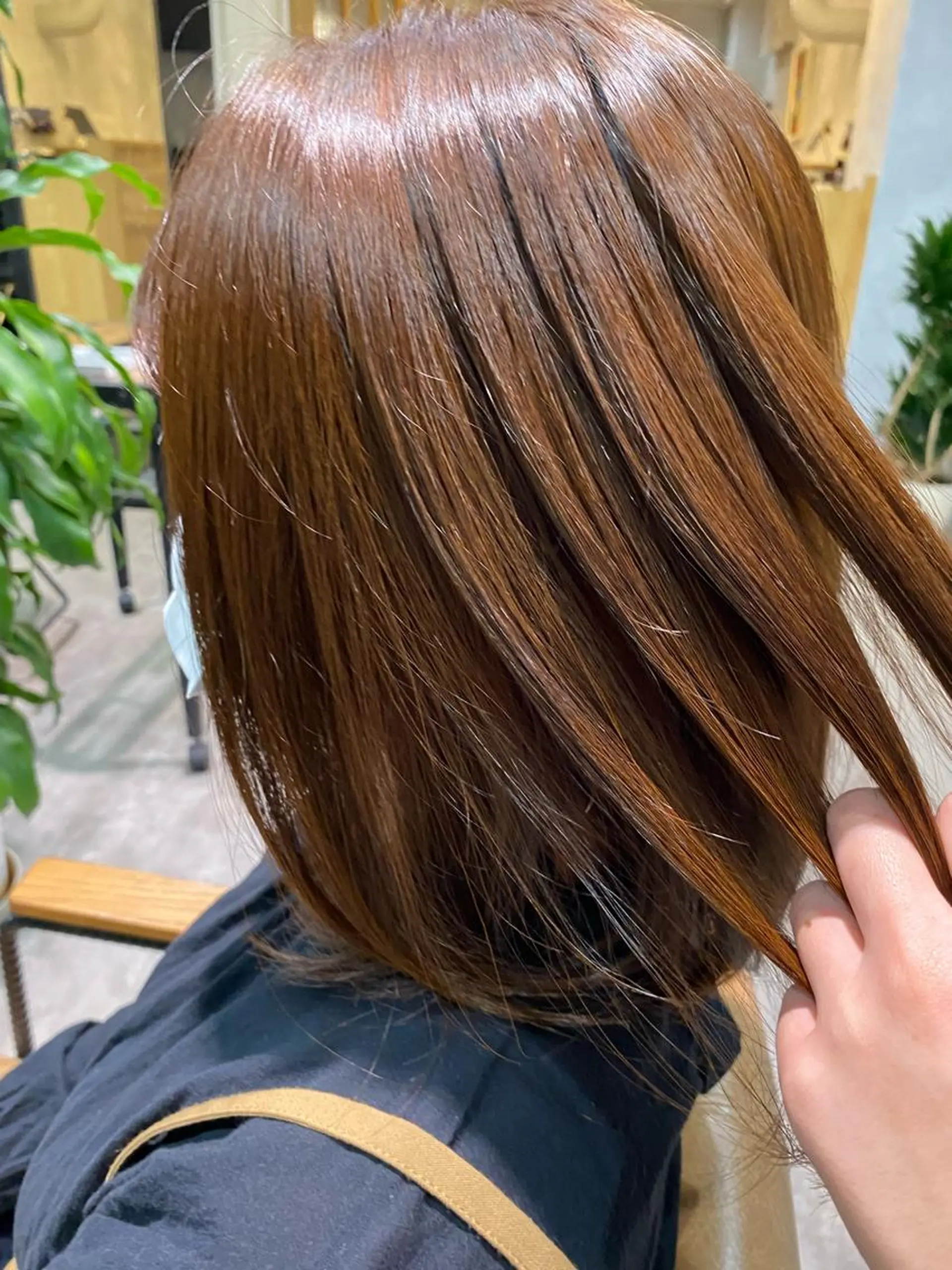 ミディアム 大久保 優香のヘアスタイル