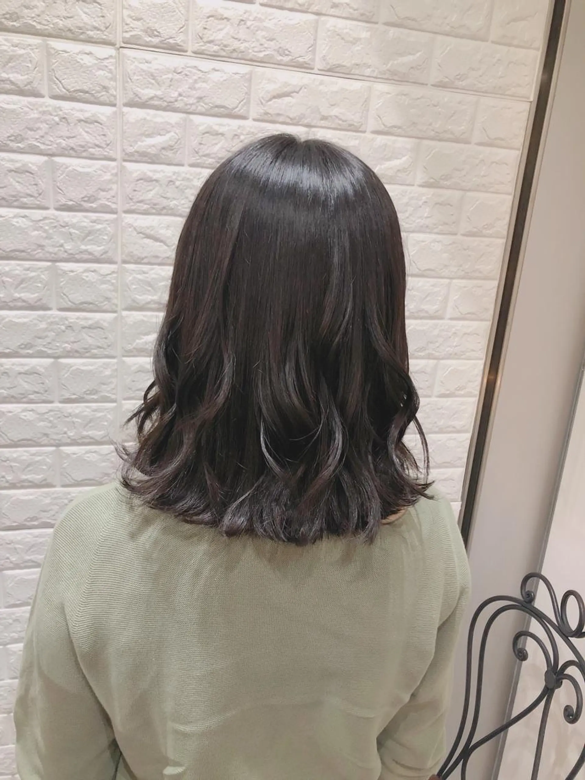 ミディアム 韓国ヘア ♡tomimaのヘアスタイル