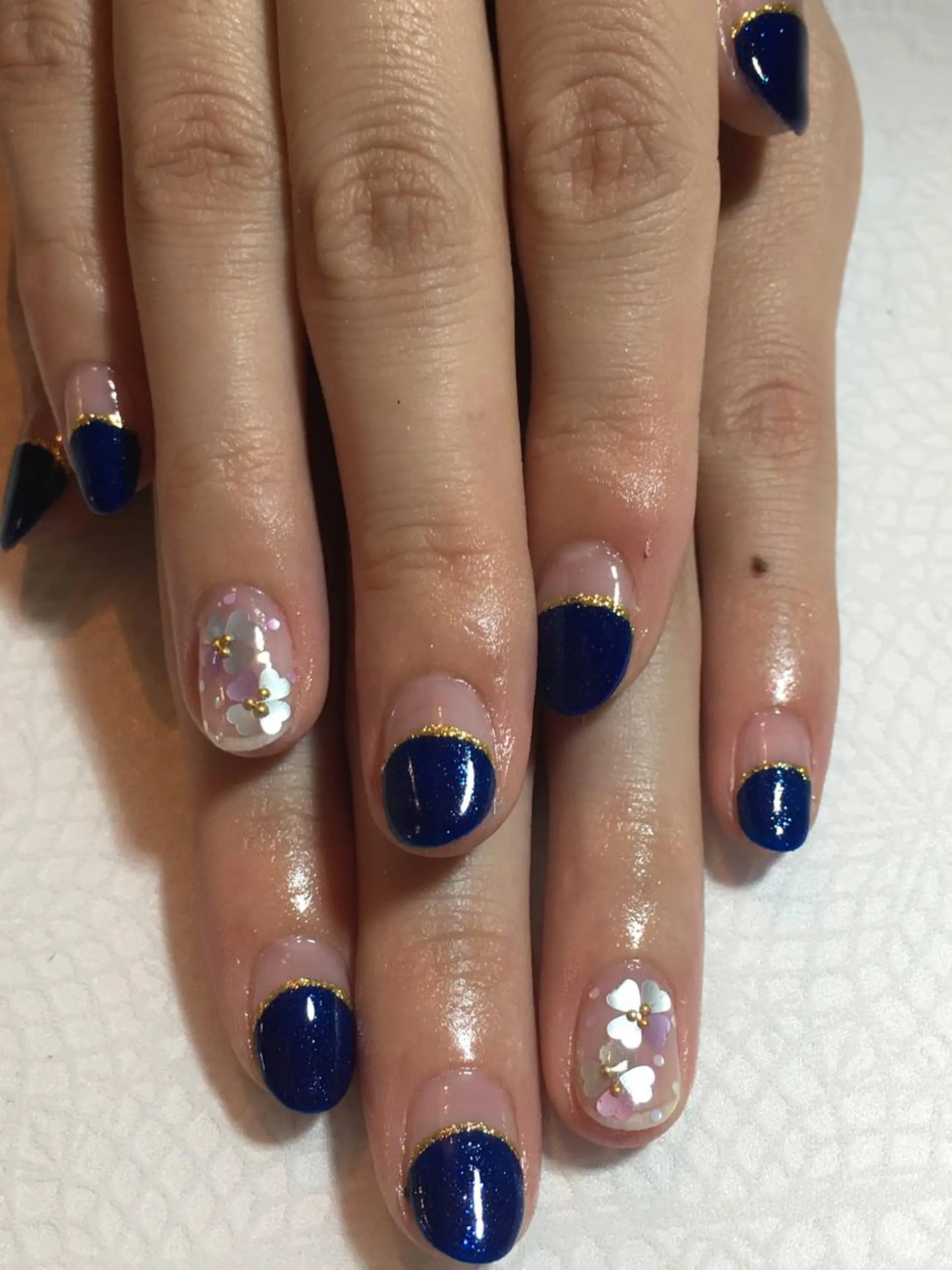 ネイル シンプルネイル 古川 里美のネイルデザイン