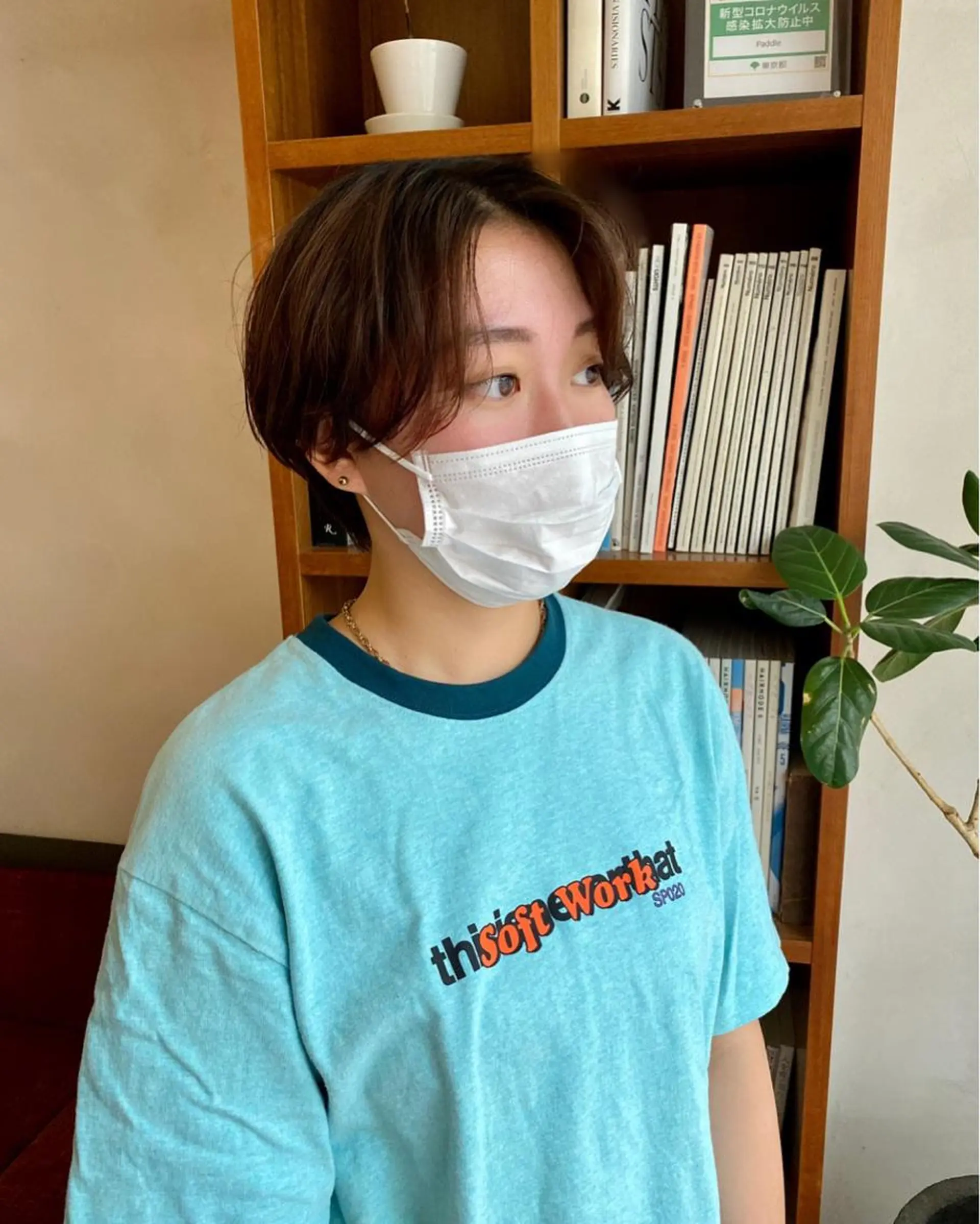 ショート カラー パーマ Paddle所属・似合わせレイヤー/ ニュアンスパーマ高倉のヘアスタイル