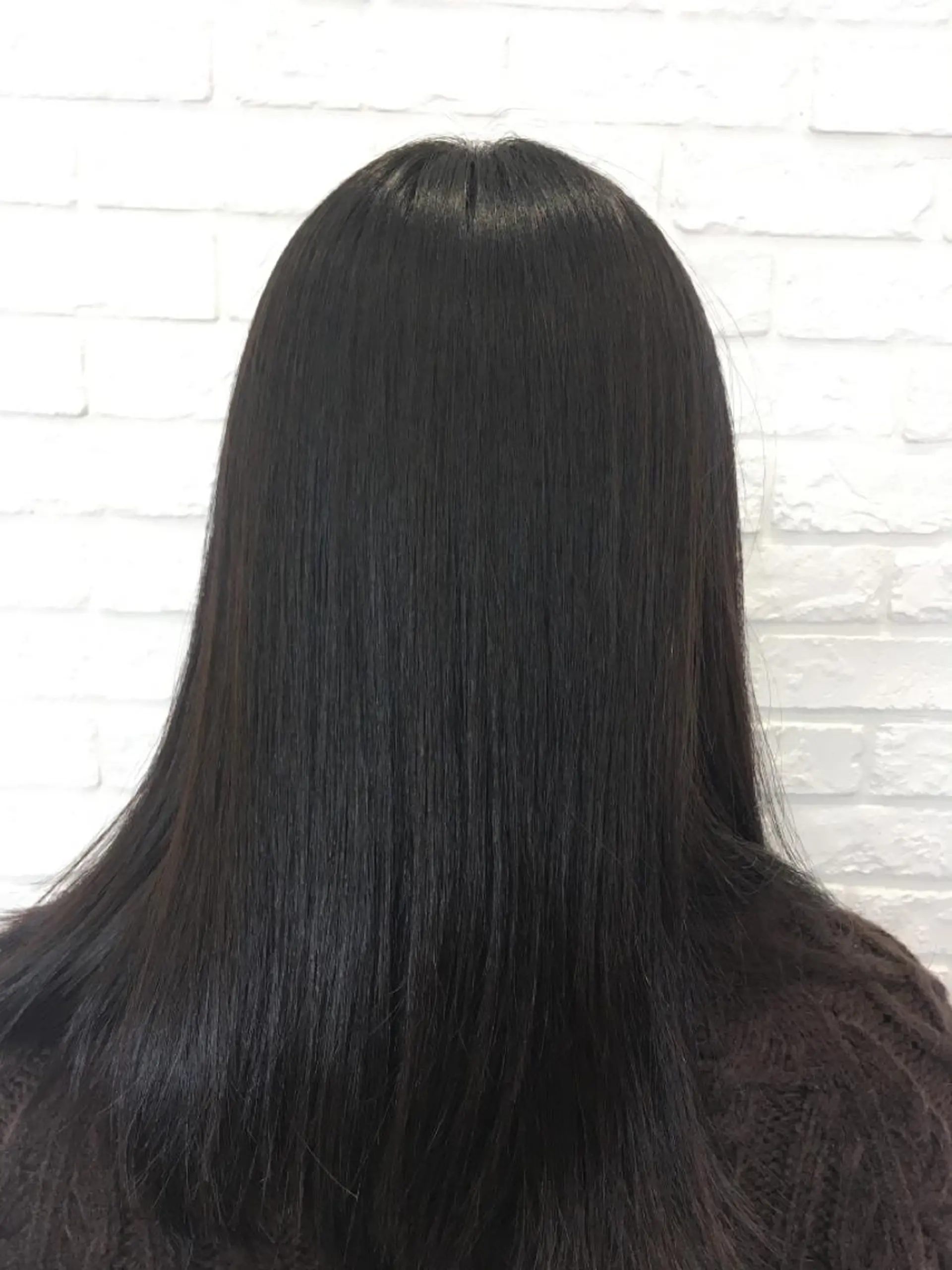 ロング 傷んだ髪をサラサラに 曲がる縮毛矯正◎高岡のヘアスタイル