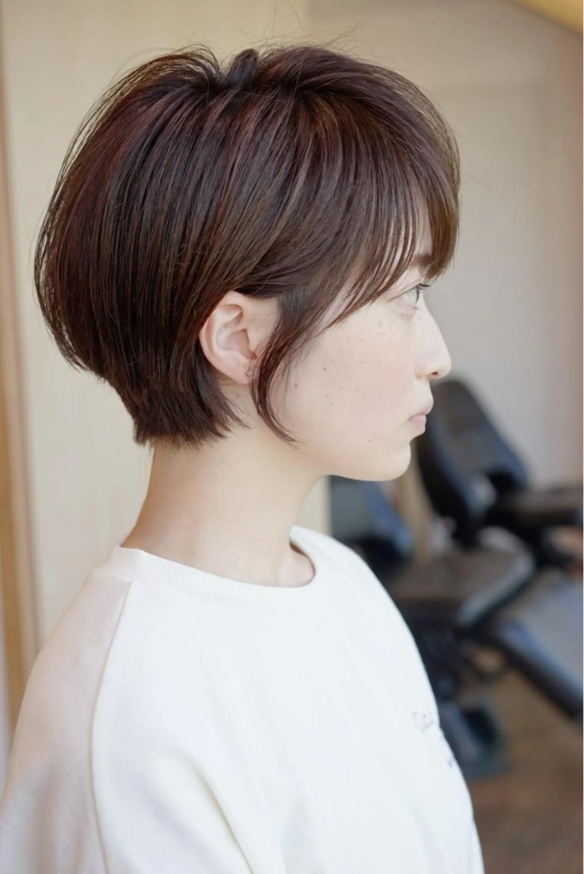 ショート ナガス カズアキのヘアスタイル