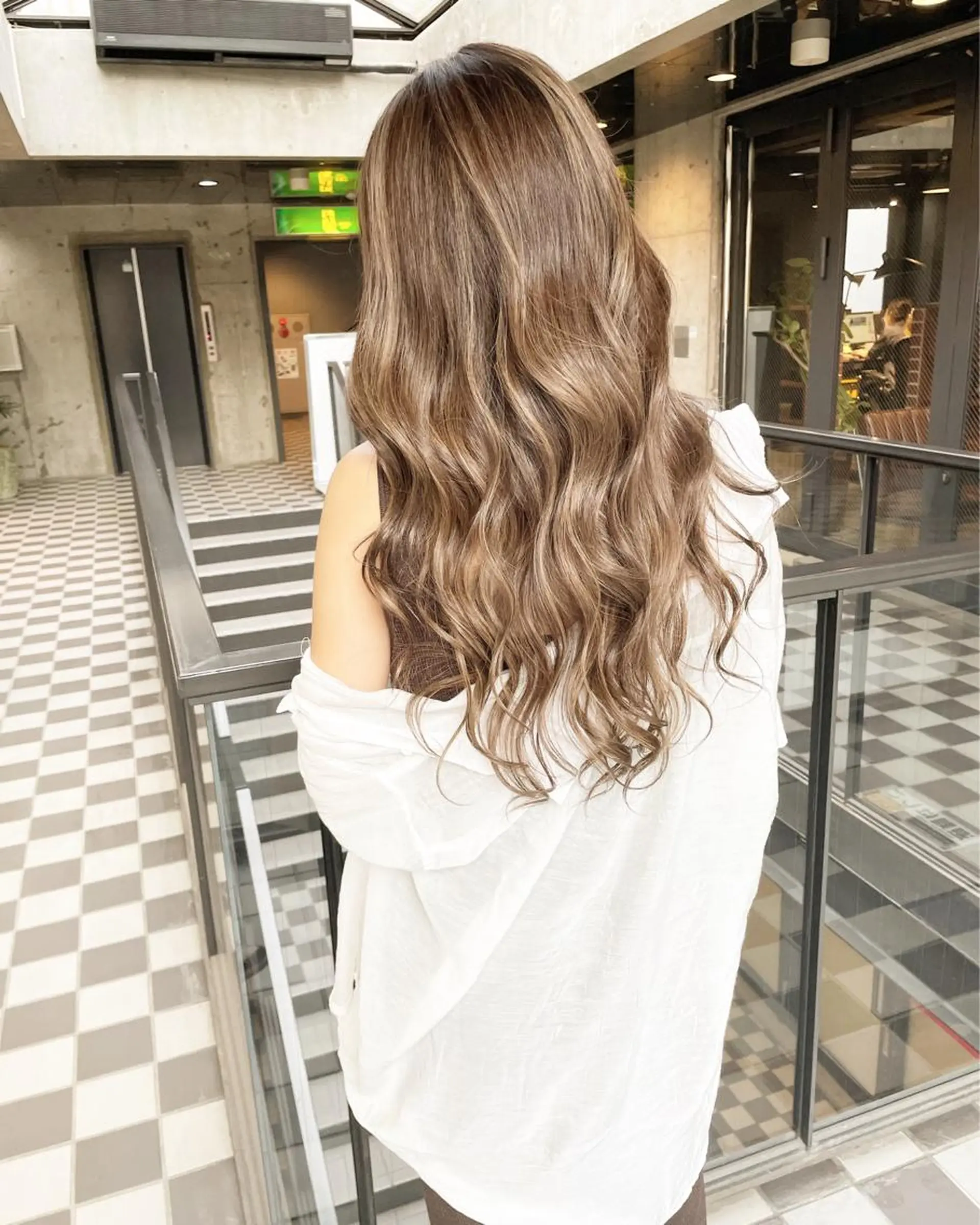 ロング カラー ヘアアレンジ カット ヘアカラー TATSUYA アートディレクターのヘアスタイル