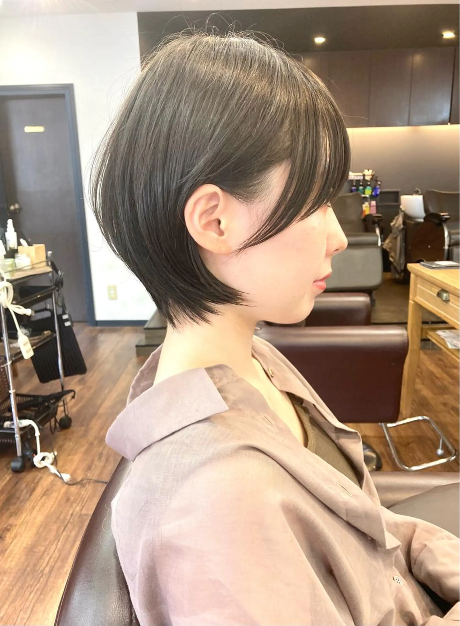 ショート ショートボブ ボブ ショートヘア カット トリートメント レイヤー/メンズ 竹田凪儀のヘアスタイル