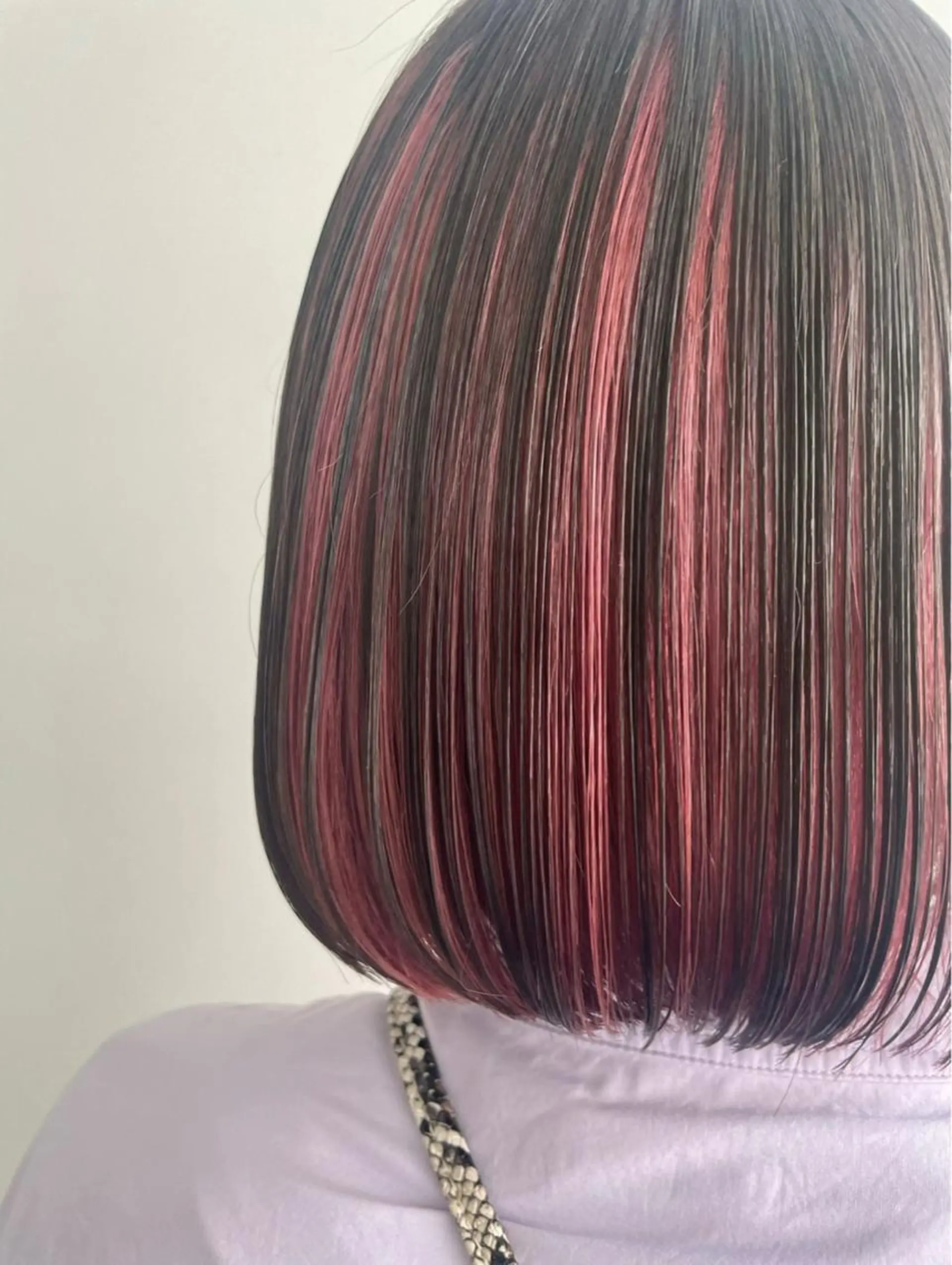 ショート カラー ピンクカラー パープルカラー メンズパーマ/ メッシュ📍ﾕﾘのヘアスタイル