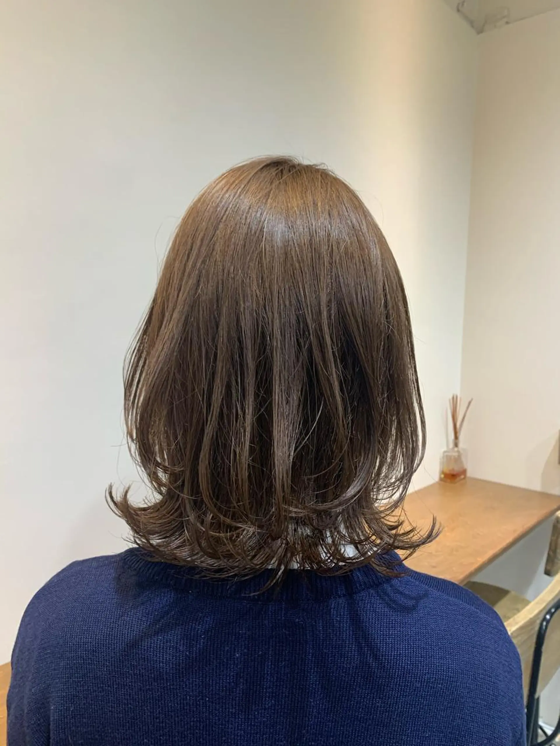 ミディアム カラー カット ヘアカラー トリートメント ヘアセット ハイトーン/レイヤー 💜Akaneのヘアスタイル