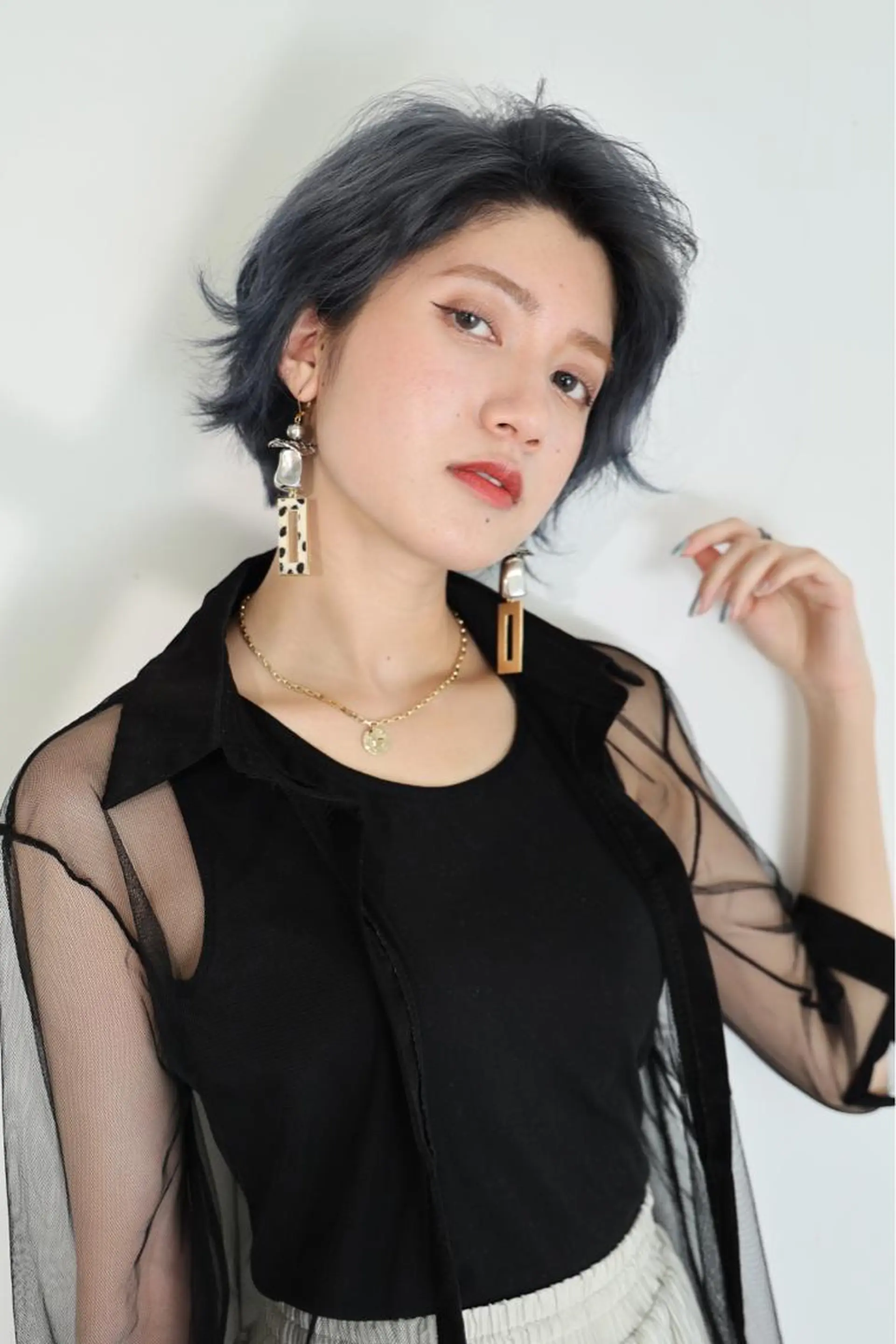 ショート hair make powder 薮本のヘアスタイル