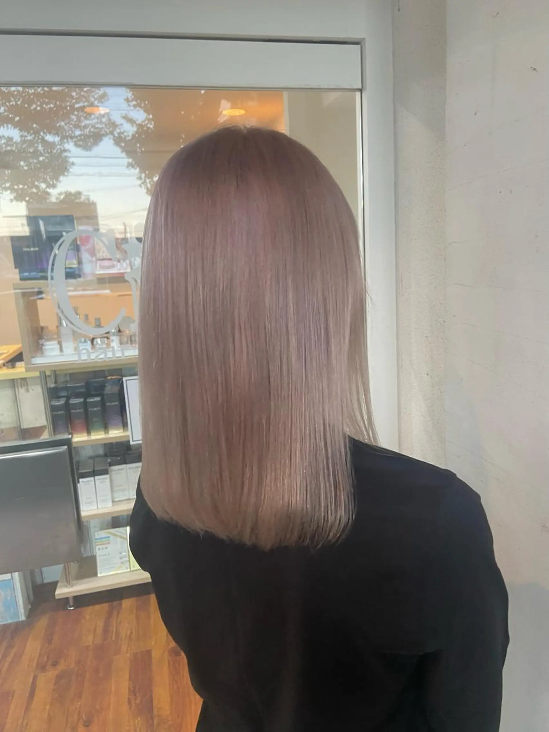 ミディアム カラー 髪質改善/透明感 カラー/西川奈穂のヘアスタイル