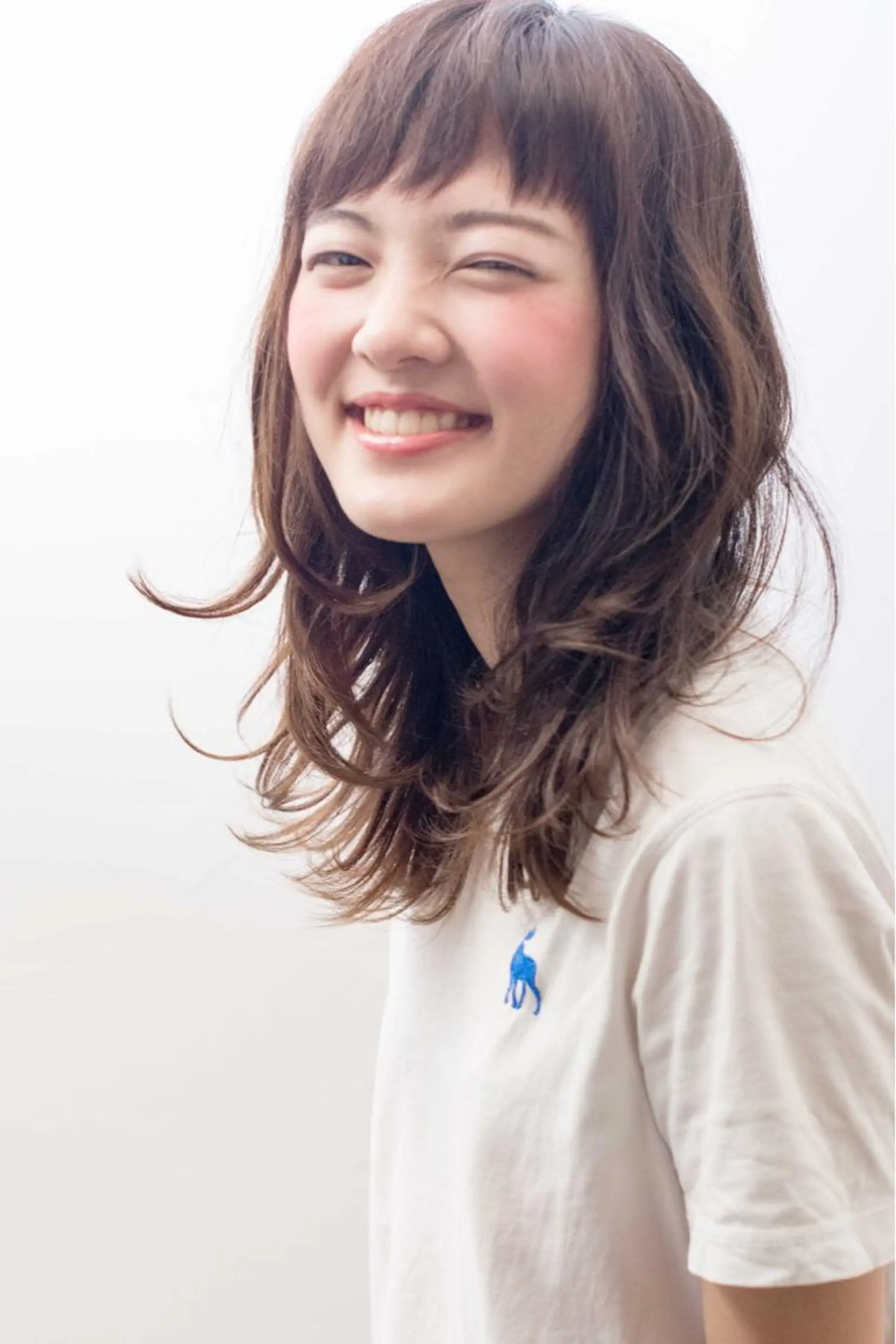 セミロング La Ruelle 江曽島店/髪質改善のヘアスタイル