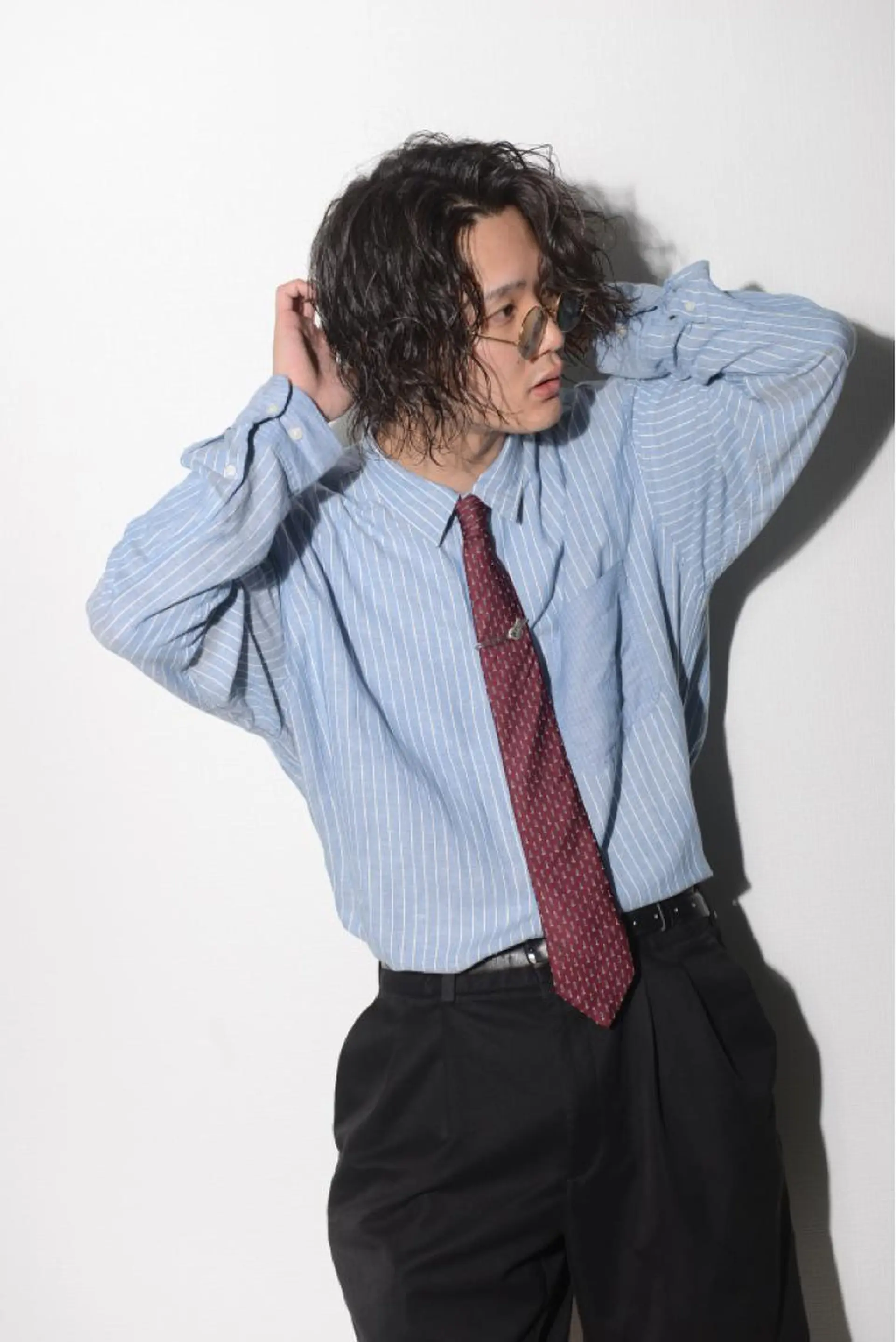 ミディアム パーマ メンズ パーマPrivate SalonNoa名駅のヘアスタイル