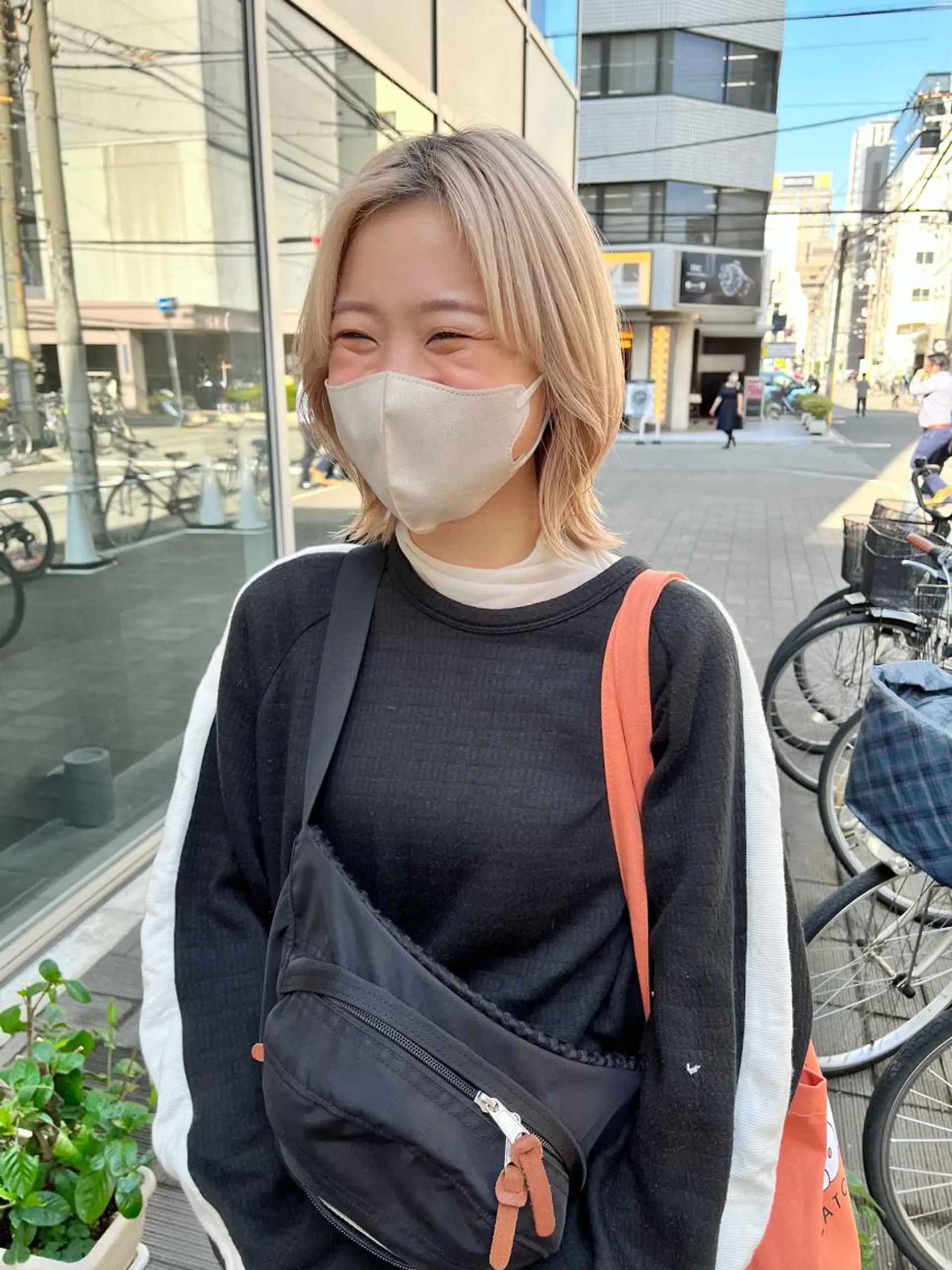 ミディアム ミディアムレイヤー くびれヘア レイヤーカット ウルフカット ウルフレイヤー カット ショート/パーマ/ カラー/FUKOのヘアスタイル