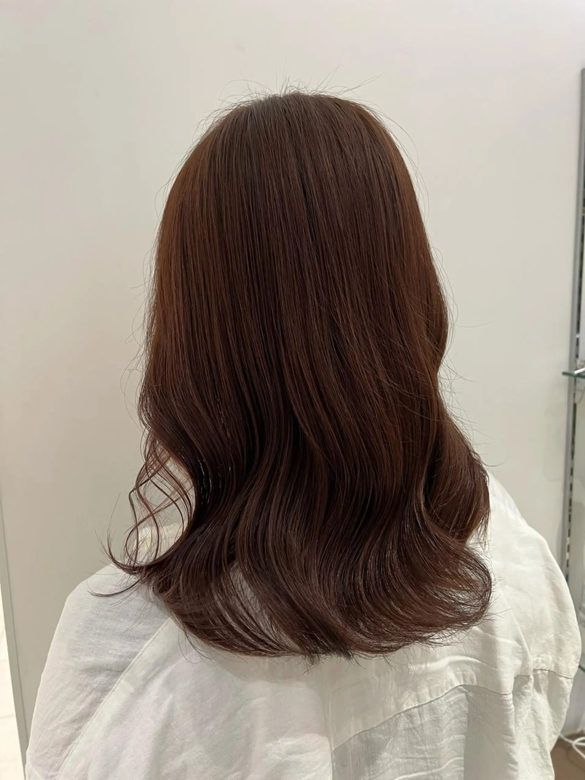 ミディアム ヘアカラー 🌼myu🌼 🌷縮毛矯正/ツヤ髪のヘアスタイル