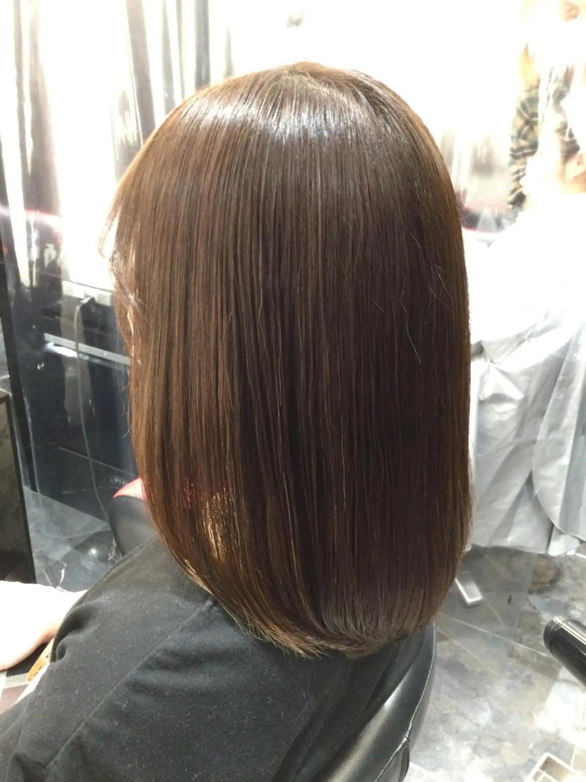 ミディアム パーマ Annon プライベートサロンのヘアスタイル