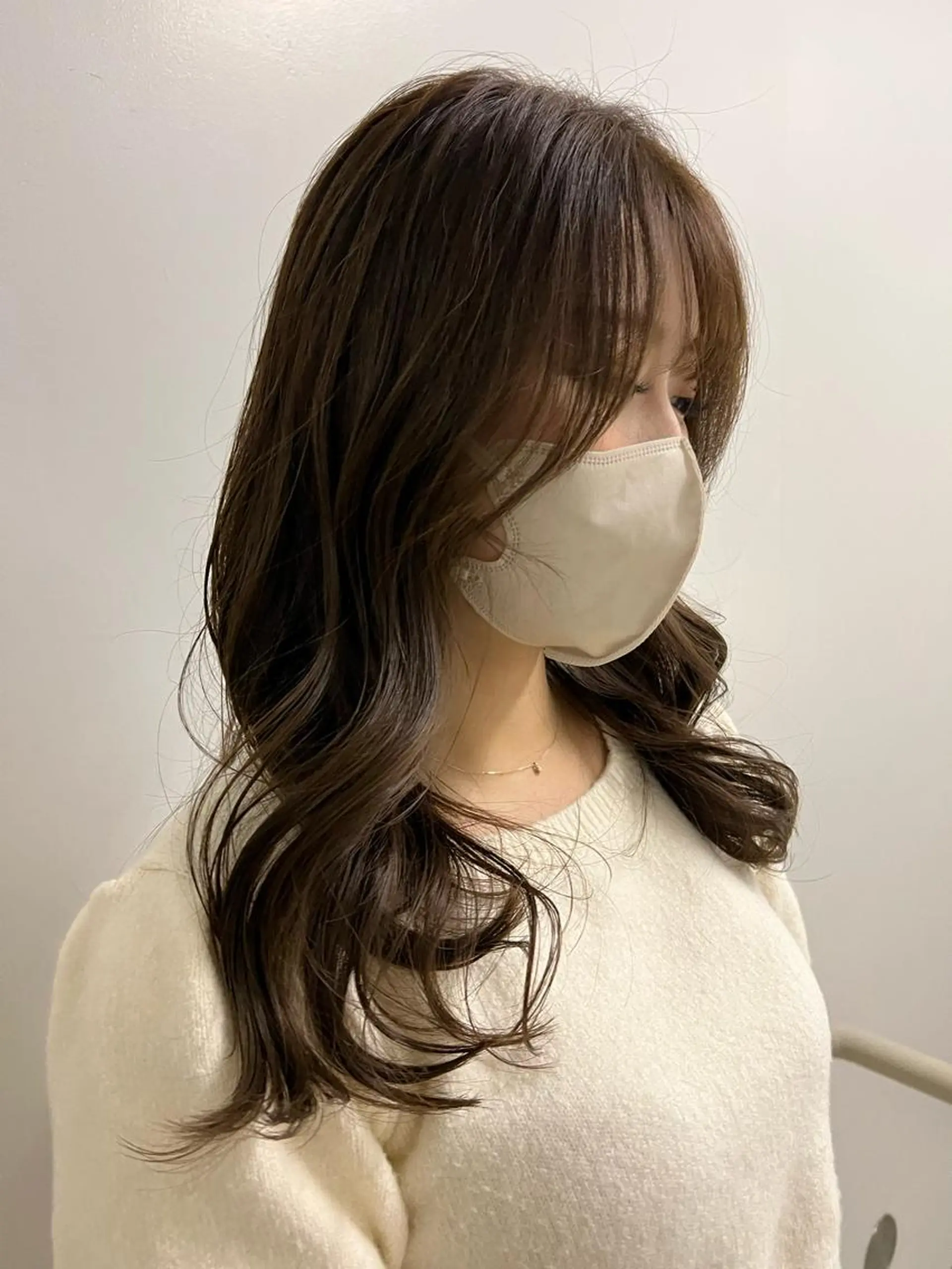 ロング カラー メンズカット 鈴木ルナのヘアスタイル