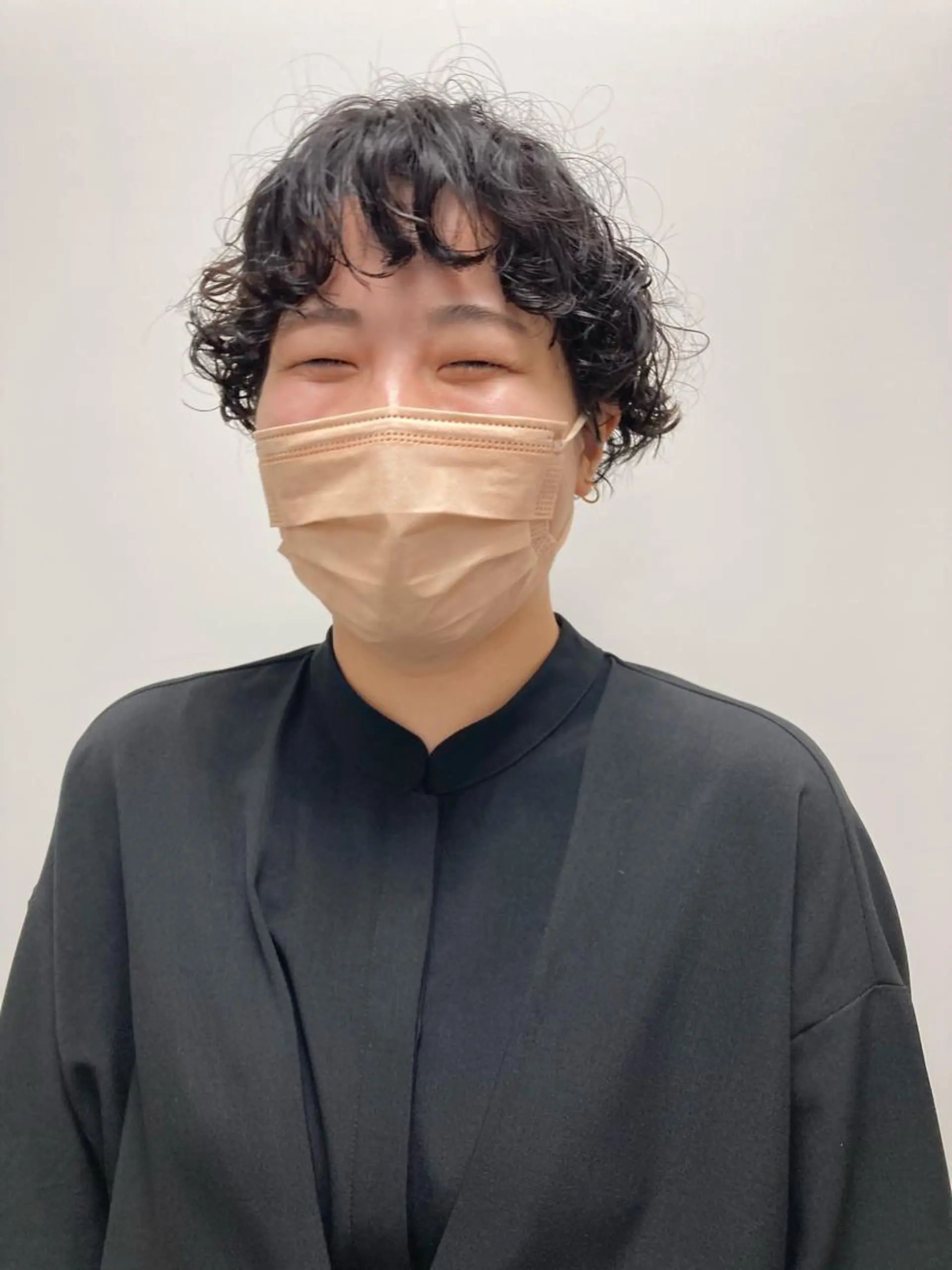 ショート パーマ Izumi所属・ヨシアキ/パーマ/ ウルフ/ボブ/メンズのヘアスタイル