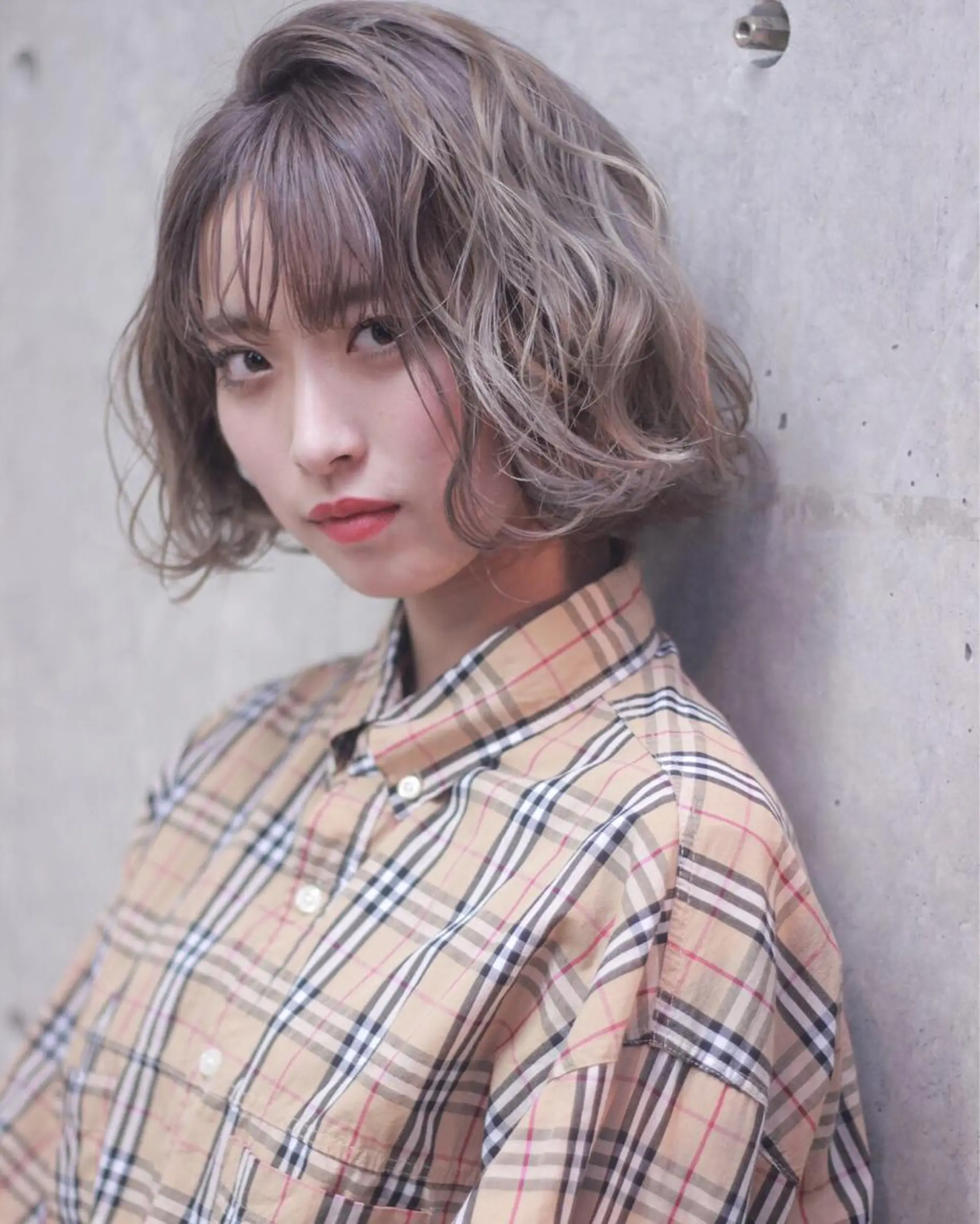 ミディアム 及川 光のヘアスタイル