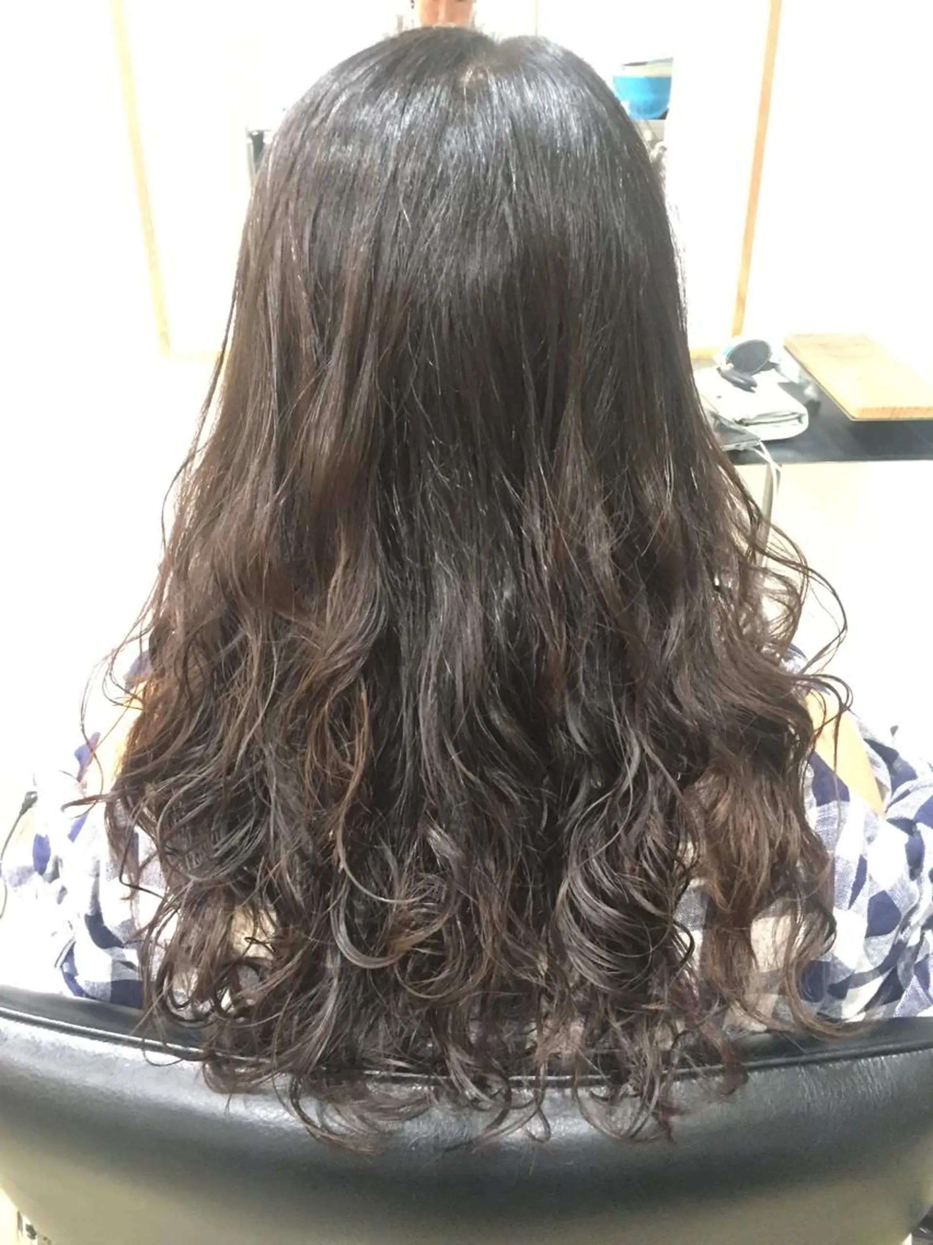 セミロング ロング パーマ セミロングパーマ 矢島 真樹のヘアスタイル