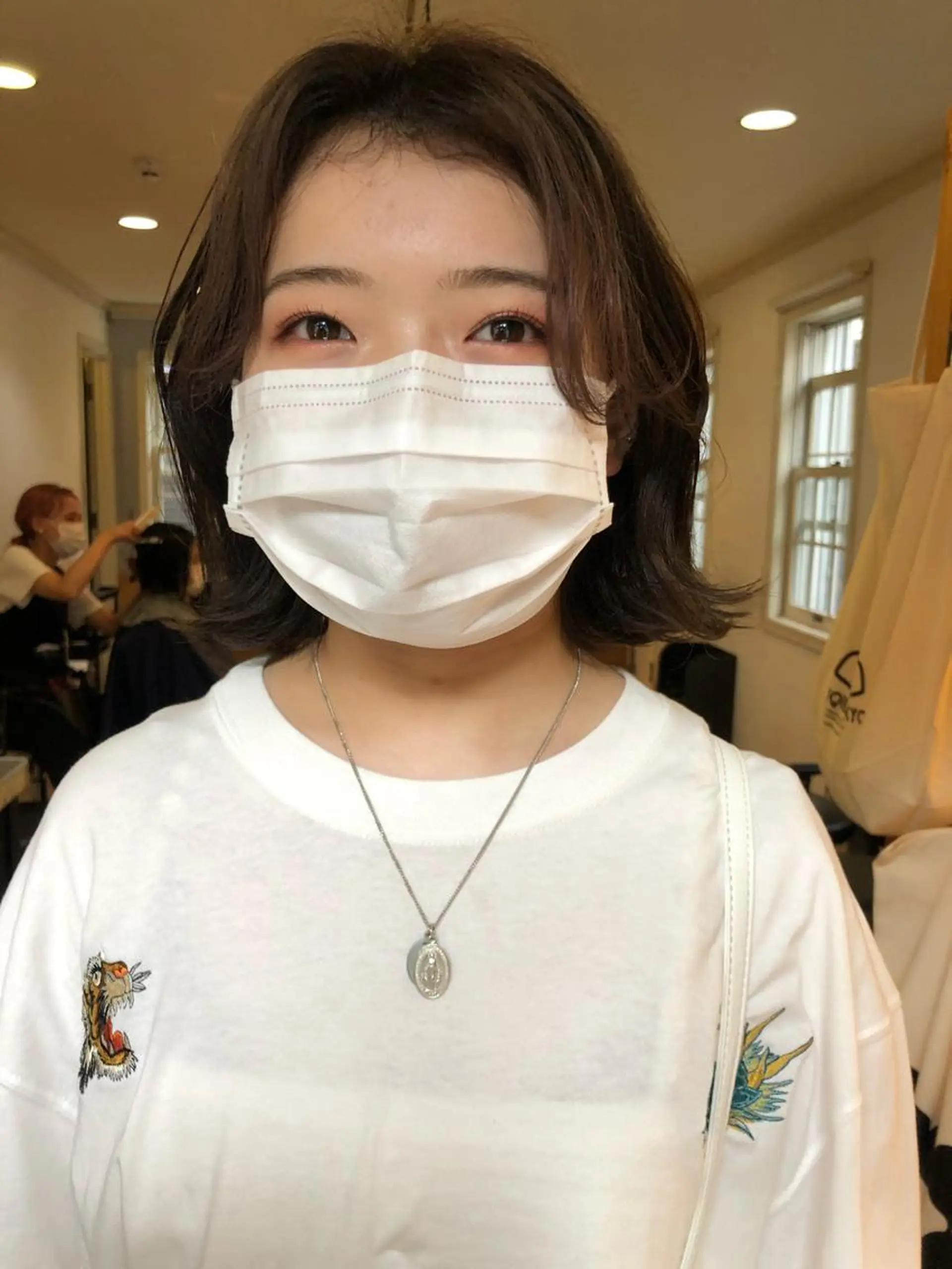 セミロング カラー eri kinjoのヘアスタイル