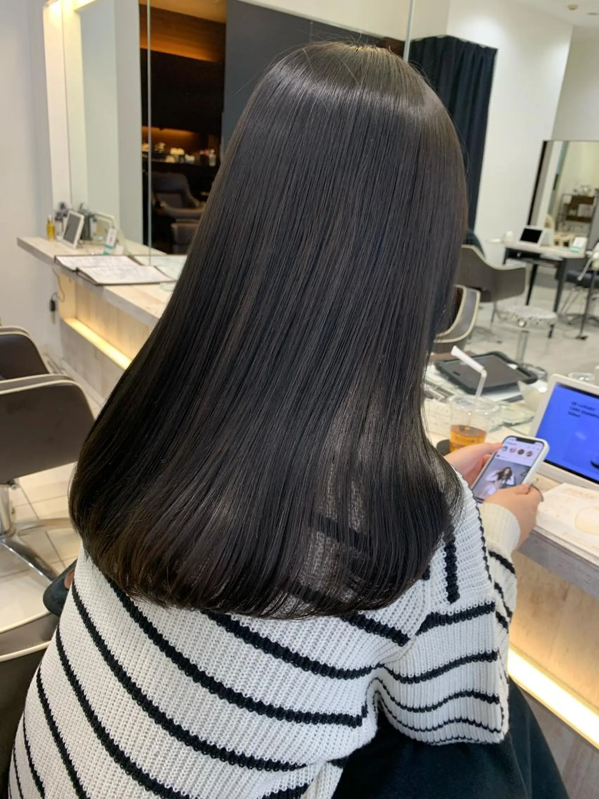 ロング カラー 髪質改善 縮毛矯正 トリートメント 🌫️縮毛矯正/髪質 改善/ゆずる🌫️のヘアスタイル