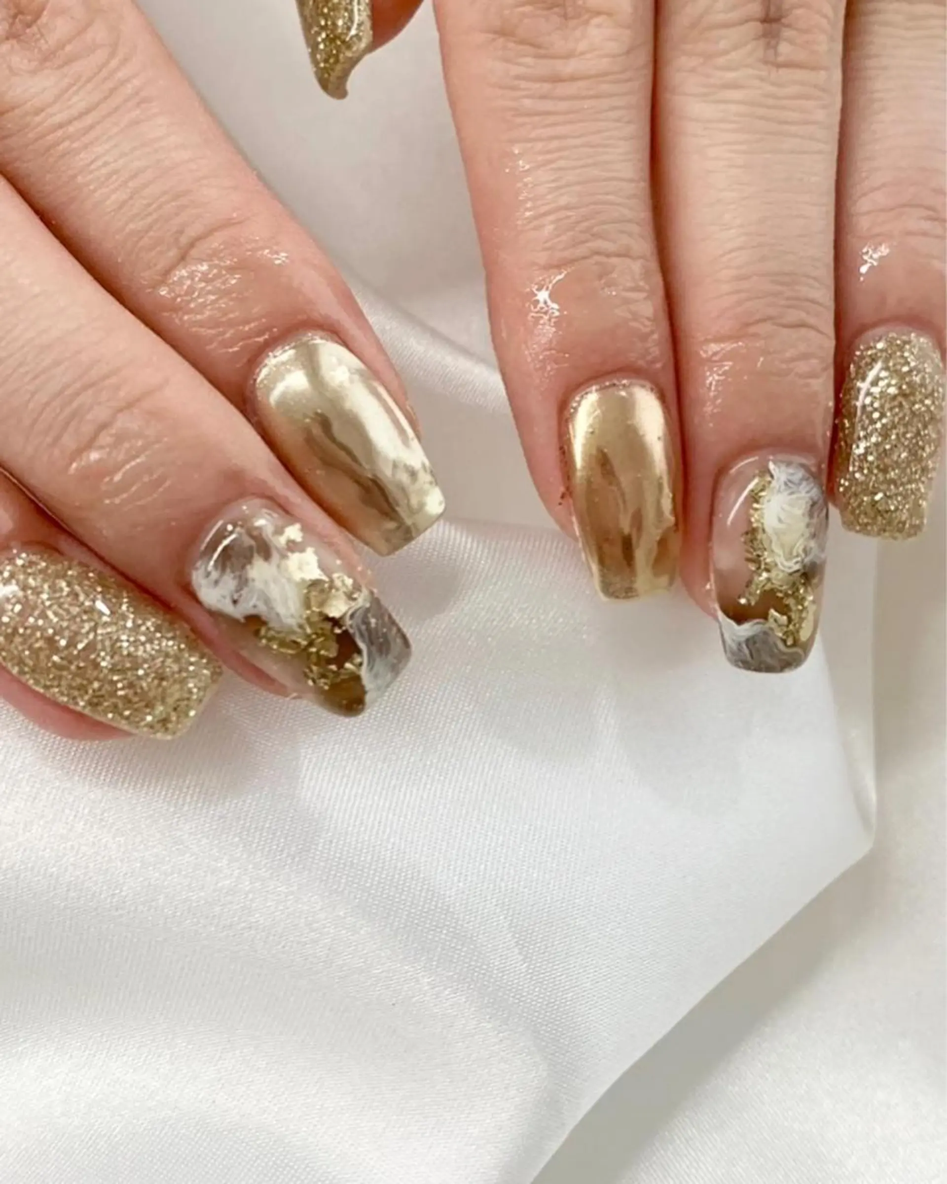 ネイル マツエク・マツパ ニュアンスネイル pu muのネイルデザイン