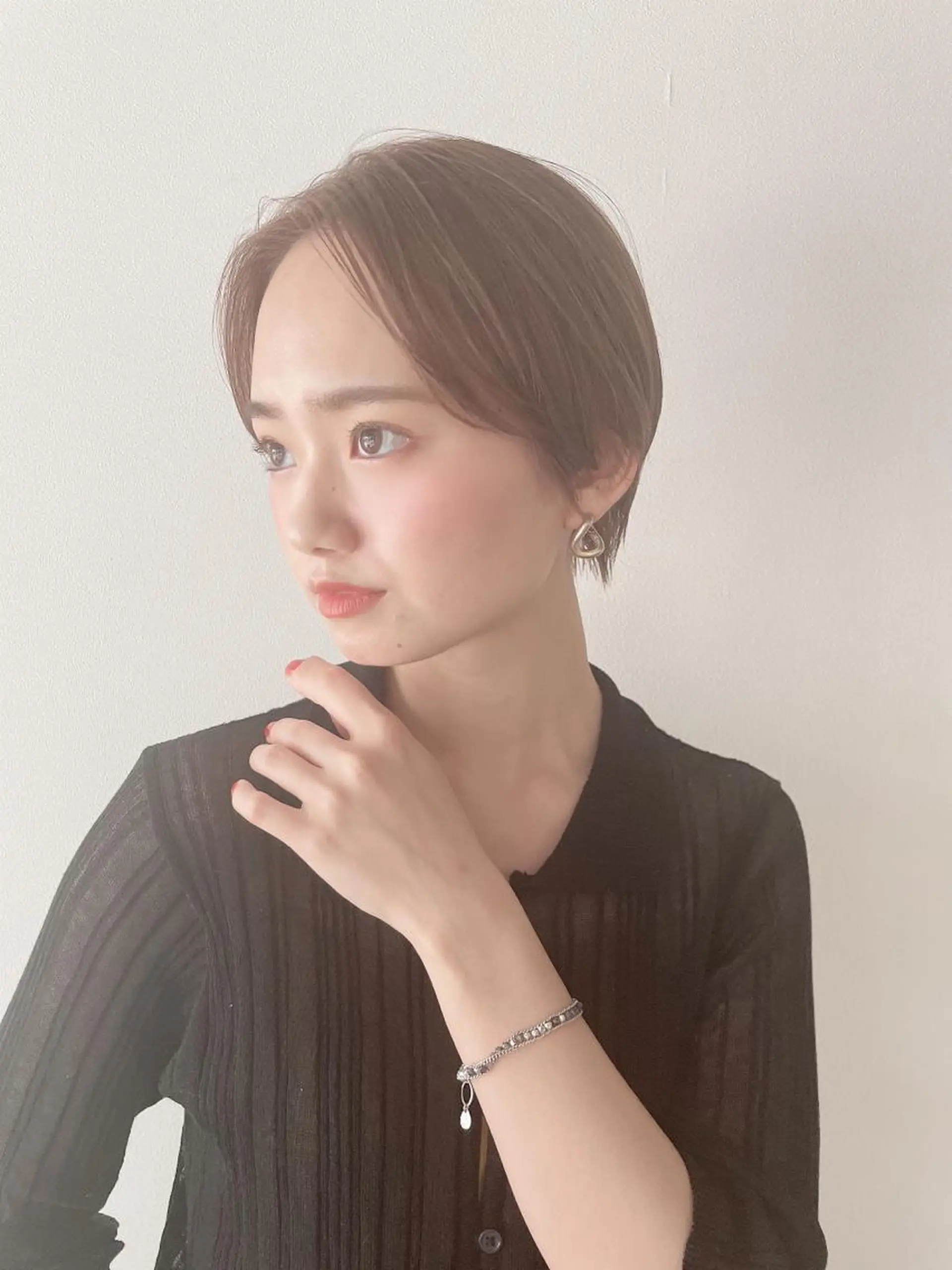 ショート カラー カット ヘアカラー なりたいが叶う ながしまじゅんきのヘアスタイル