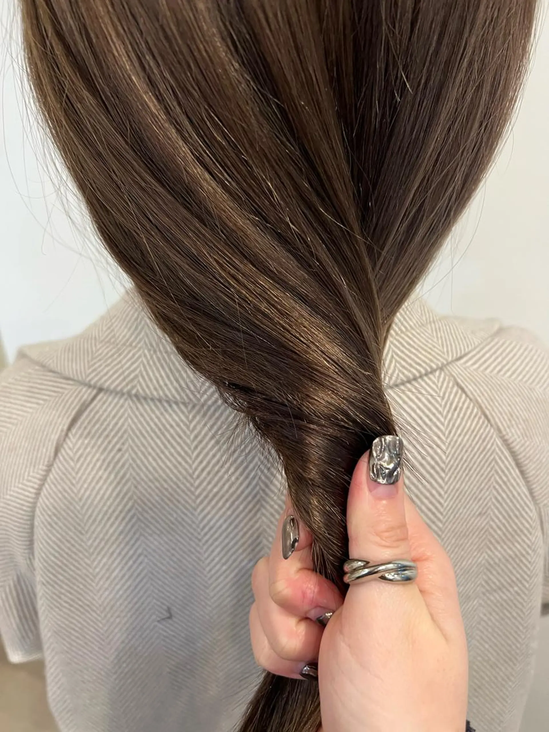 ロング カラー ブリーチ 透明感カラー ヘアカラー 透明感カラー、 アレンジ/miyuのヘアスタイル