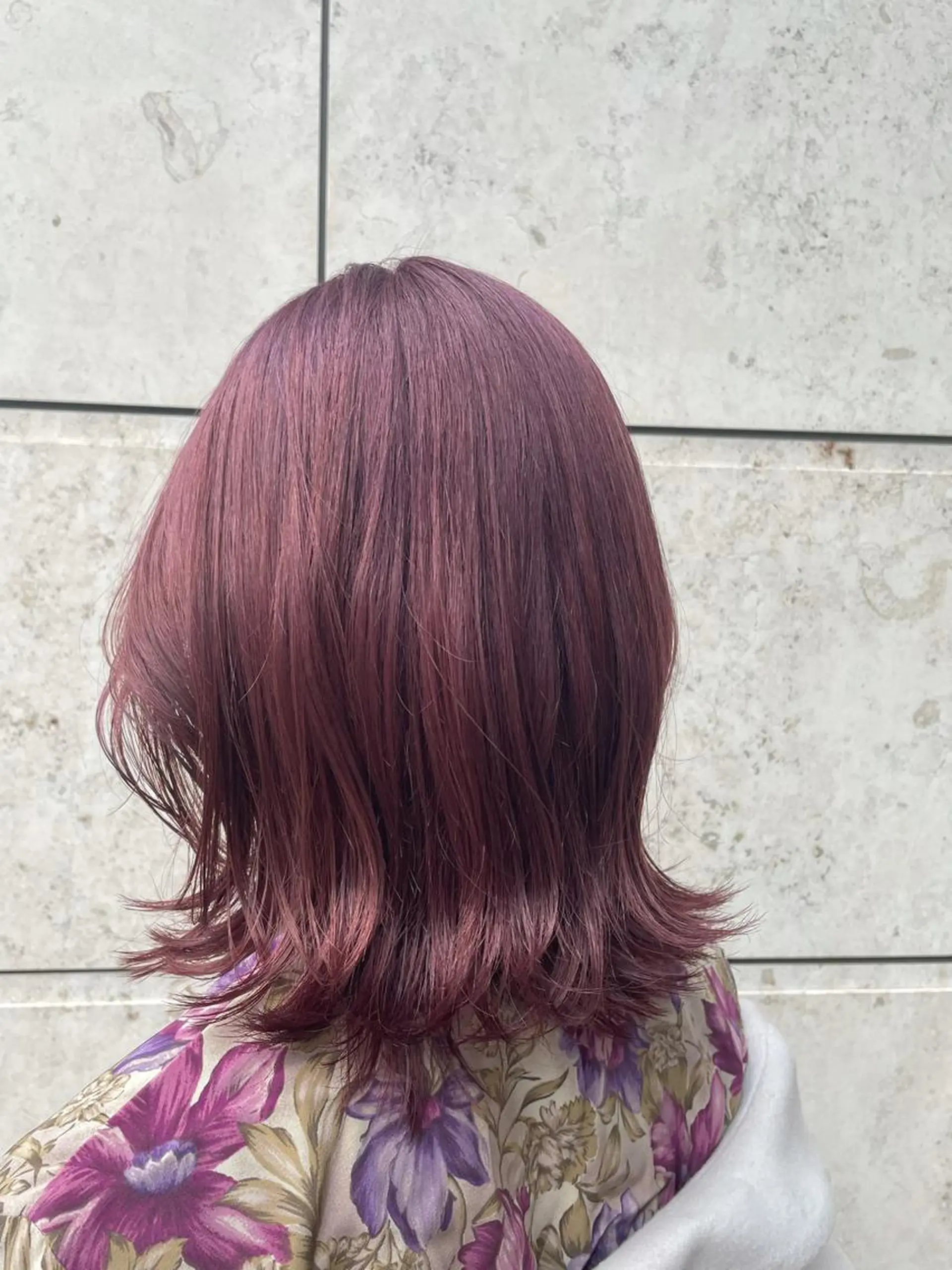 セミロング カラー パーマ ☀️海外レイヤー 🇺🇸/ヒナコのヘアスタイル