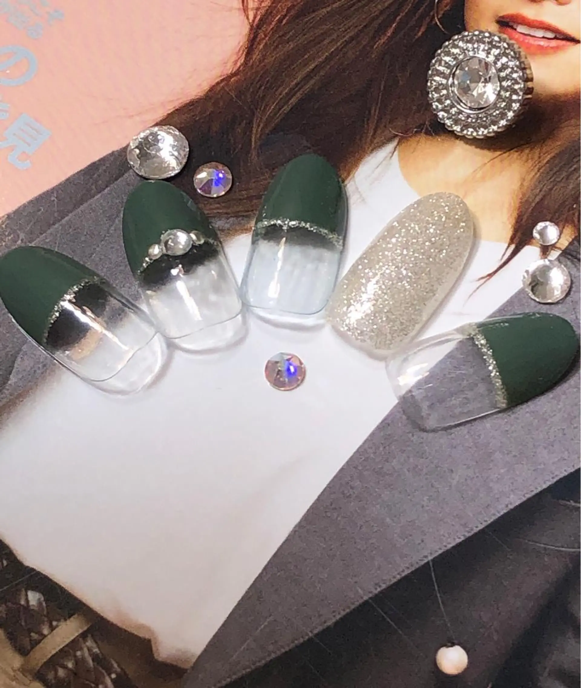 ネイル 北浦和 自爪育成ケアのネイルデザイン