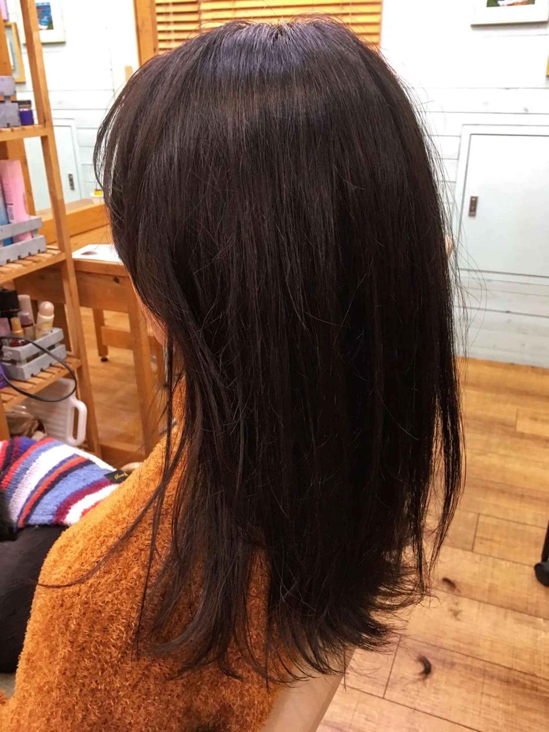 セミロング カラー 新宿/美髪矯正 髪質改善/韓国風山本のヘアスタイル