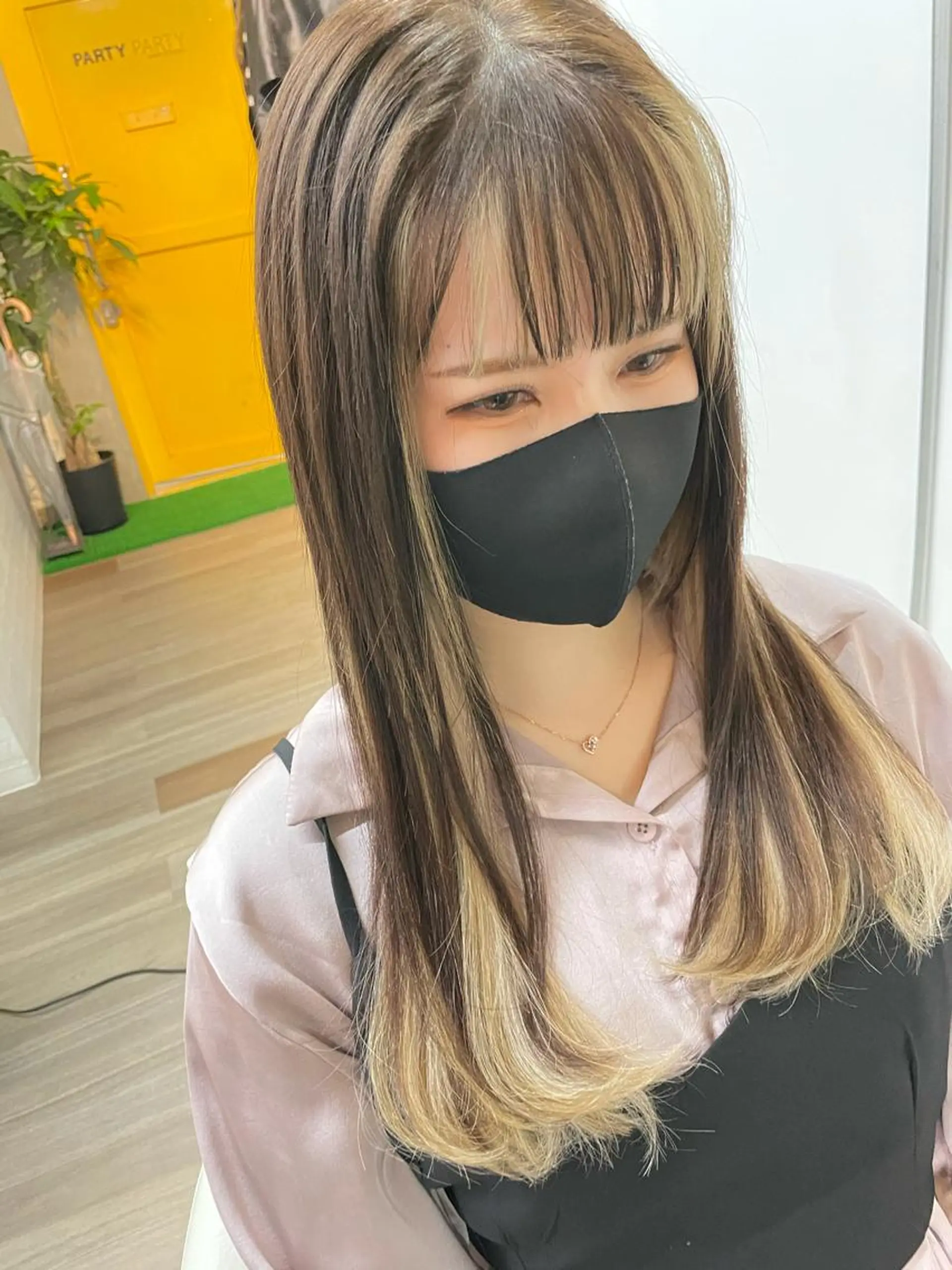 カット ヘアカラー エクステ プルエクステ/潤艶 最強矯正/西野入のヘアスタイル