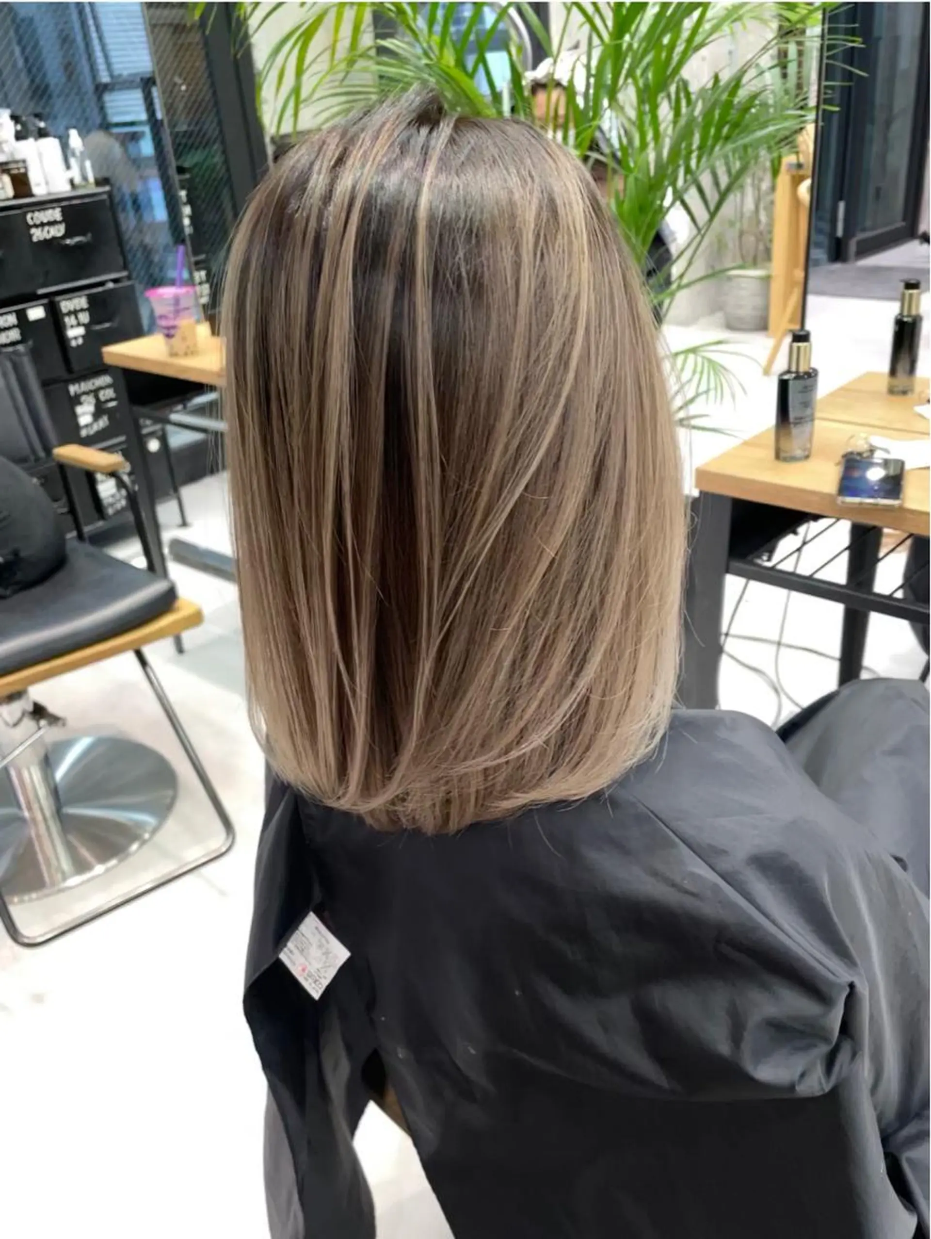 ミディアム カラー LUSTRE クロサワのヘアスタイル