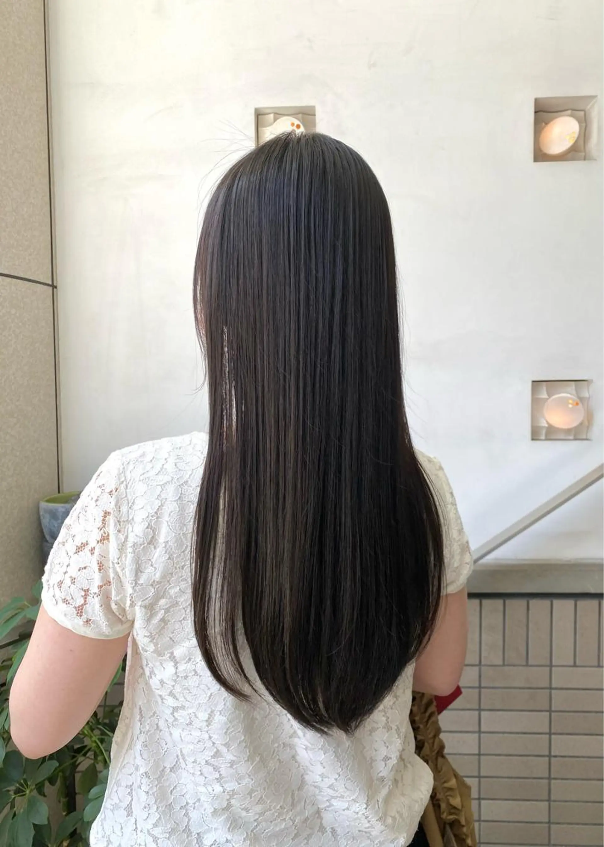 ロング 縮毛矯正 トリートメント 統括マネージャー/ 髪のドクター/前原悟のヘアスタイル