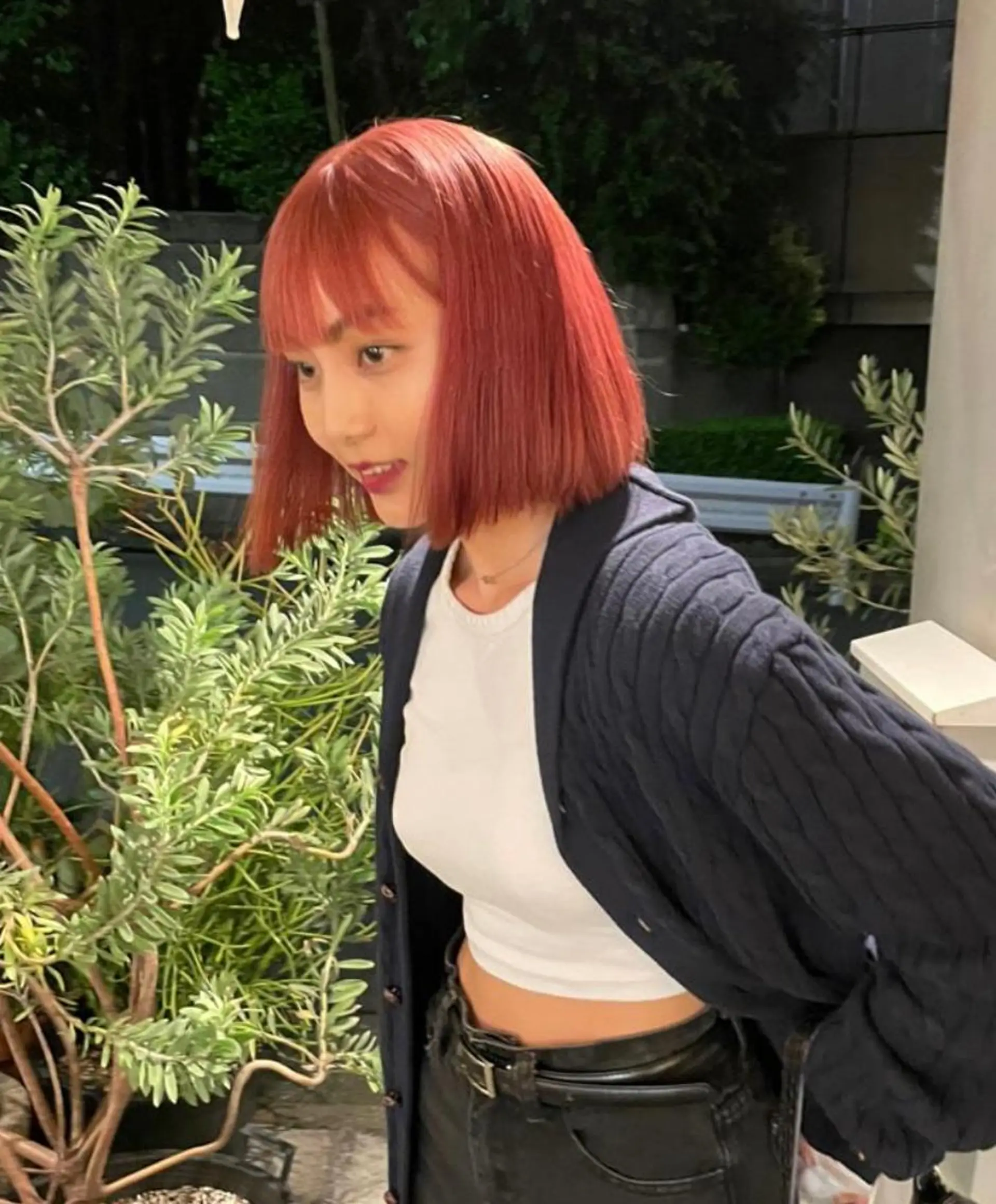 ミディアム カラー ヘアアレンジ ミディアムパーマ バレイヤージュ ブリーチ ケアブリーチ デザインカラー ヘアカラー トリートメント スパイラルパーマ 🌐hina⭐️のヘアスタイル