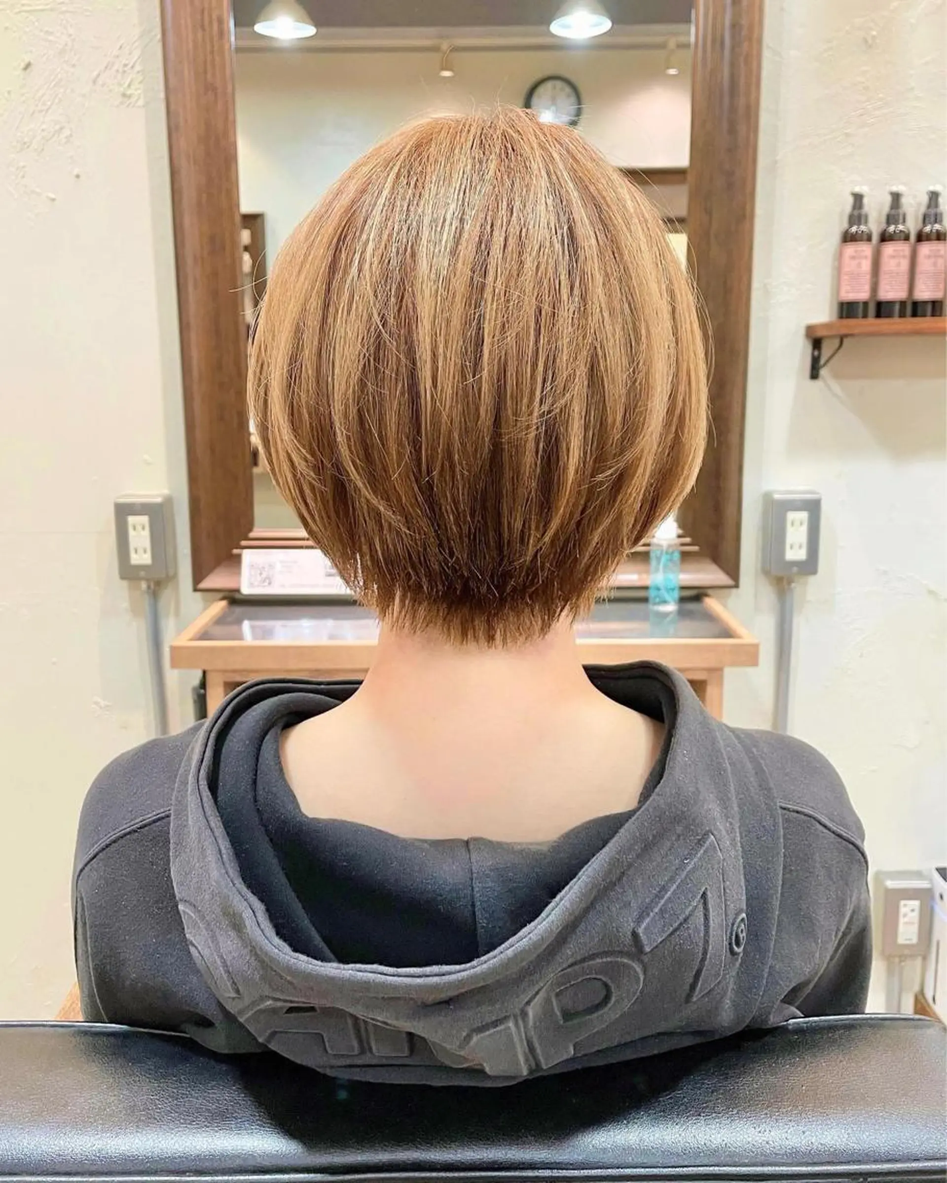 ショート カラー OPShair　ANELLO所属・ショート/ボブ/ メンズ/縮毛矯正のヘアスタイル