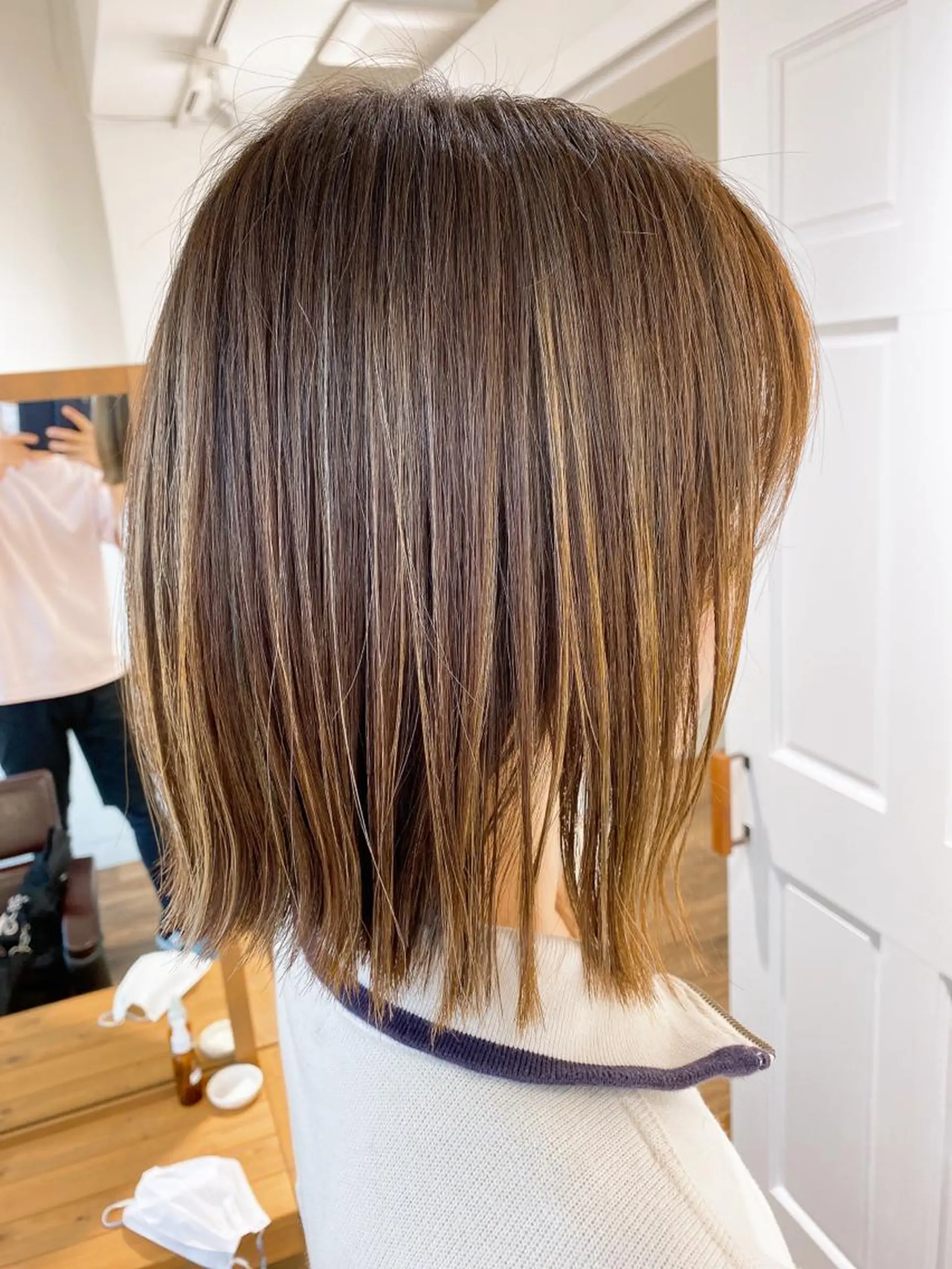 ミディアム ハイライト⭐️上野 高広のヘアスタイル