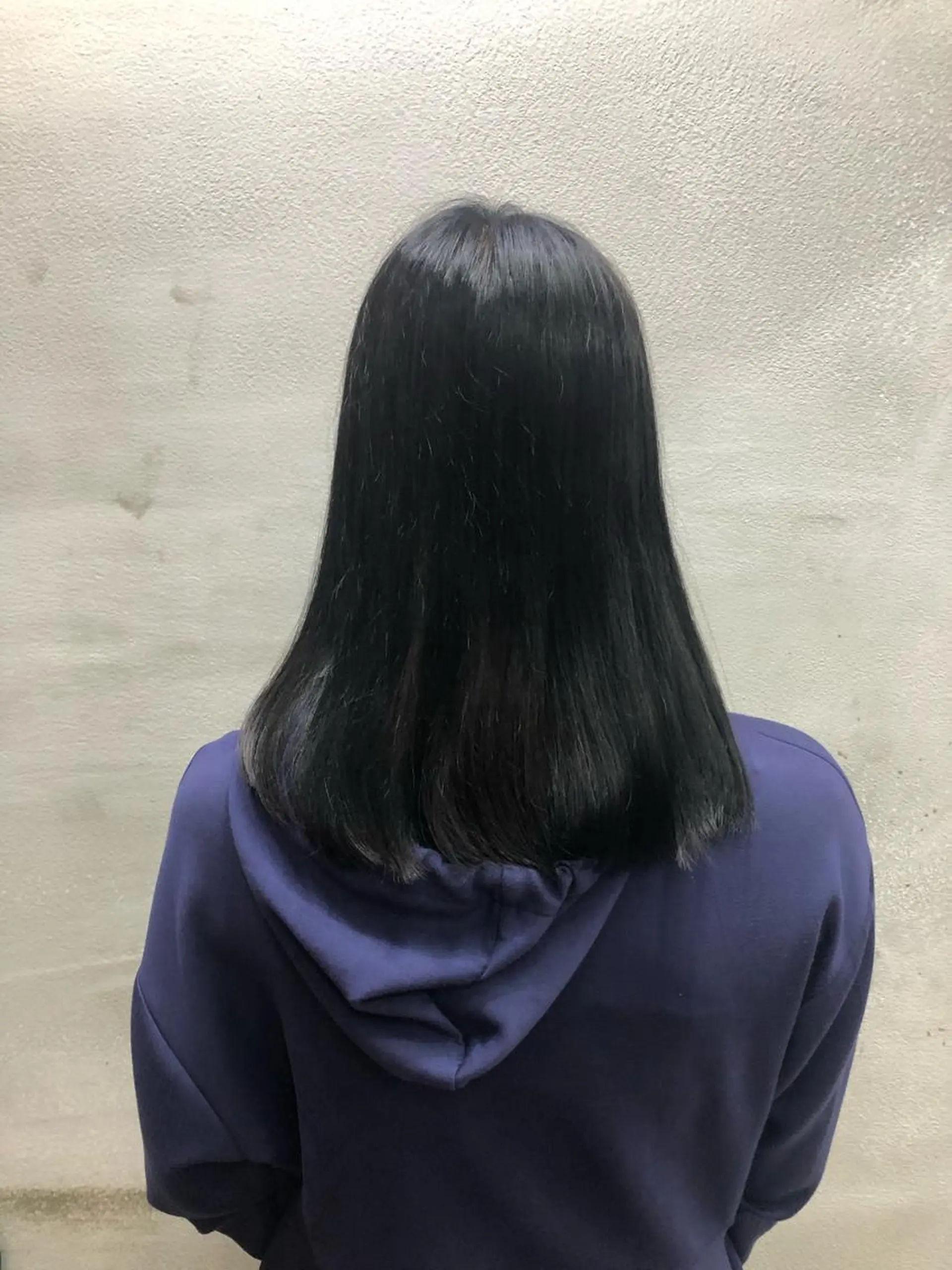 セミロング カラー haruka 遥歌のヘアスタイル