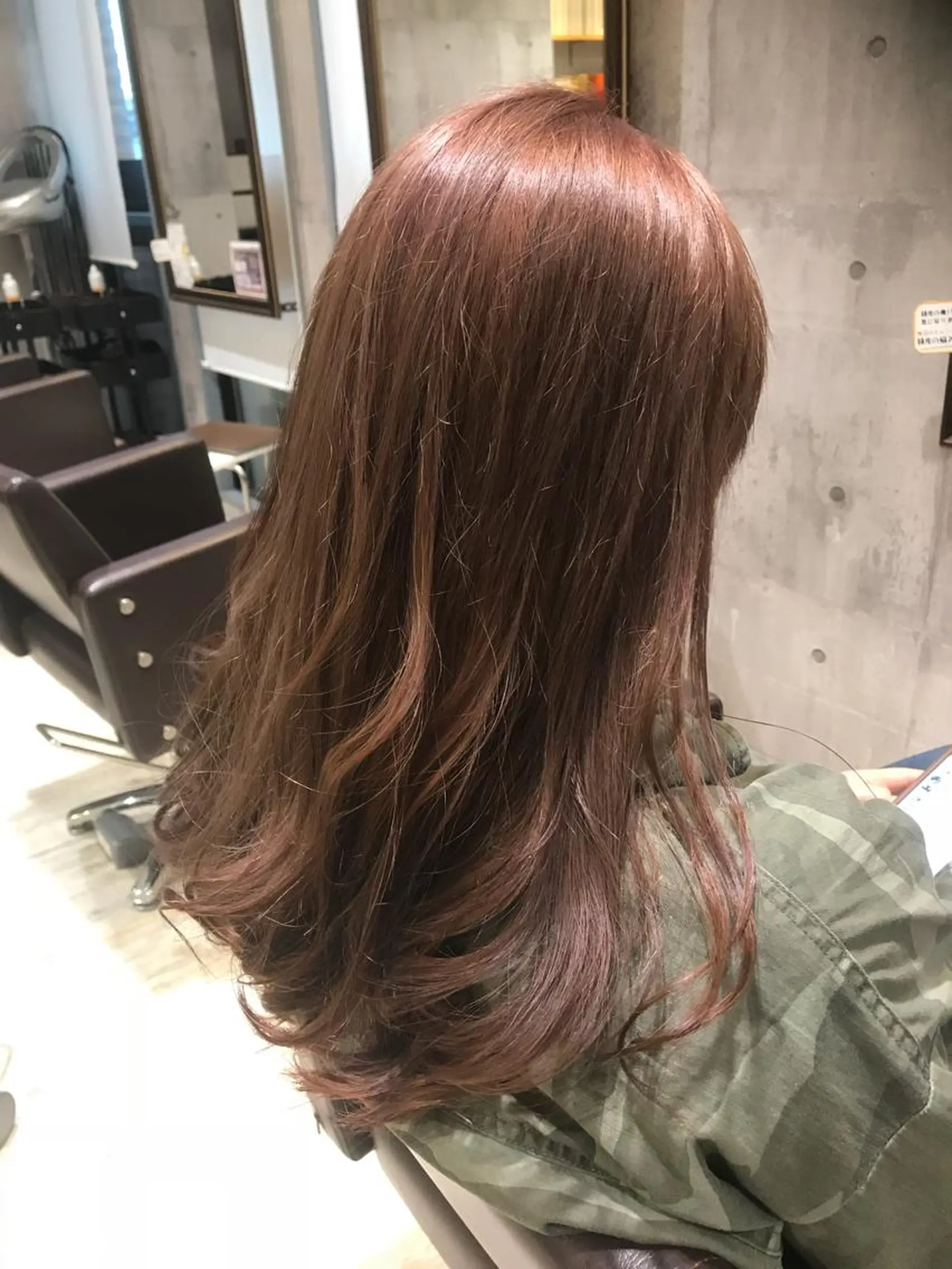 セミロング カラー パーマ ヘアアレンジ メンズ キッズ ネイル マツエク・マツパ カット ヘアカラー トリートメント EnBlesS西宮 マンツーマン神道有基のヘアスタイル