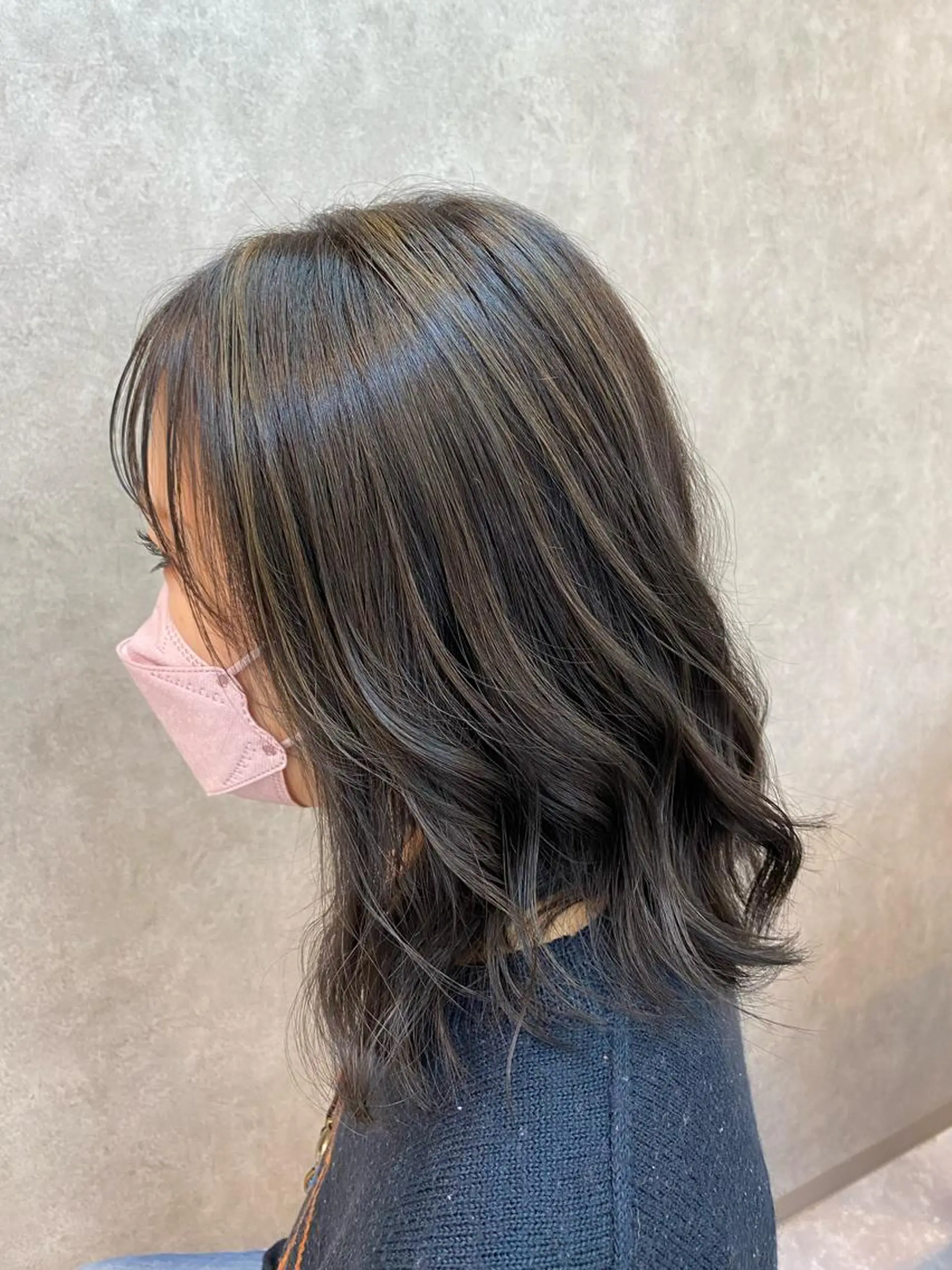 セミロング カラー 【enil代表】 杉林和哉のヘアスタイル